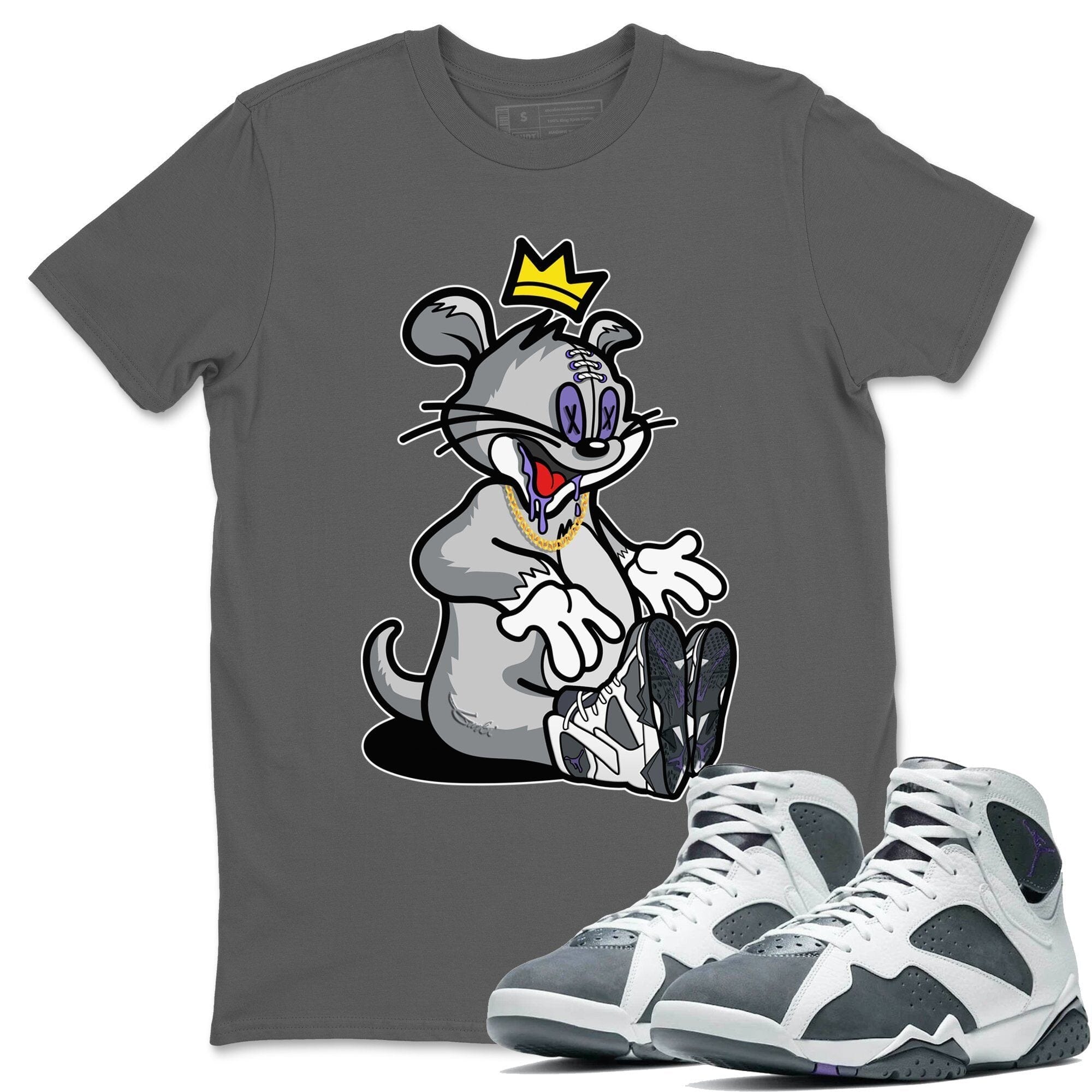 Jordan 7 Flint Shirt To Match Jordans Hungry Cat Sneaker Tees Jordan 7 Flint Drip Gear Zone Sneaker Matching Clothing Unisex Shirts