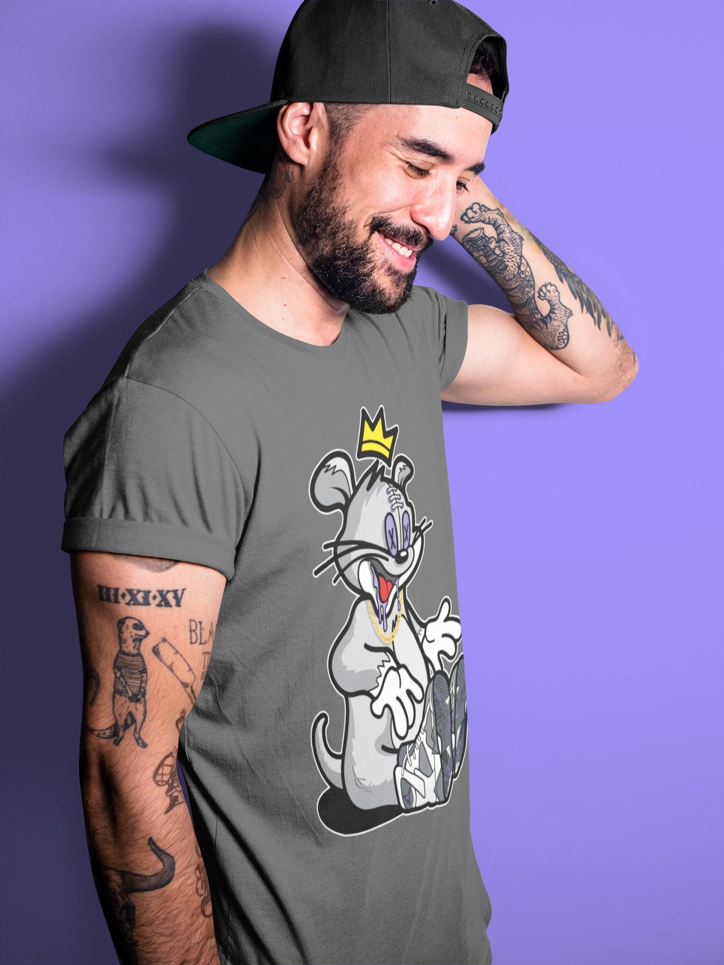 Jordan 7 Flint Shirt To Match Jordans Hungry Cat Sneaker Tees Jordan 7 Flint Drip Gear Zone Sneaker Matching Clothing Unisex Shirts