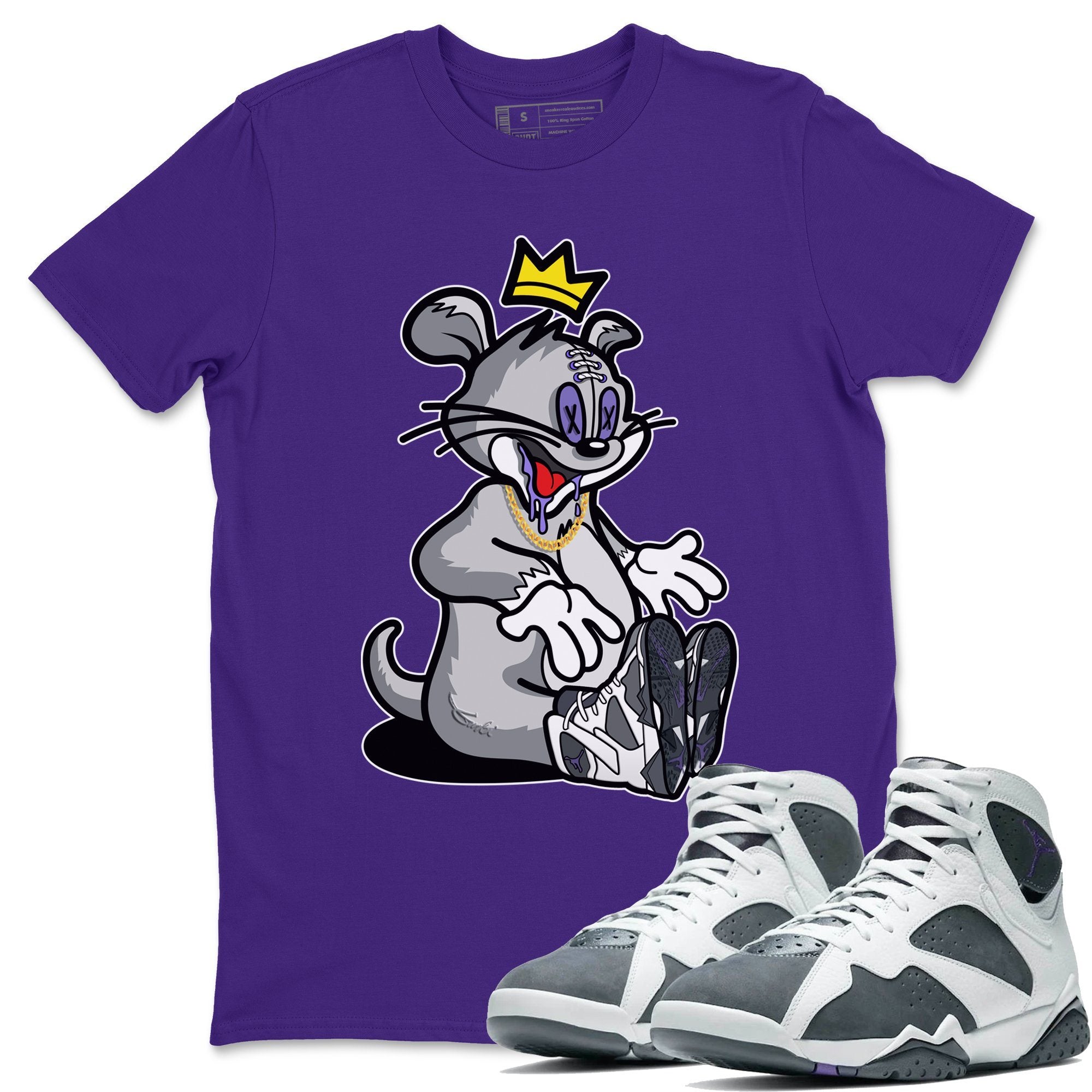 Jordan 7 Flint Shirt To Match Jordans Hungry Cat Sneaker Tees Jordan 7 Flint Drip Gear Zone Sneaker Matching Clothing Unisex Shirts