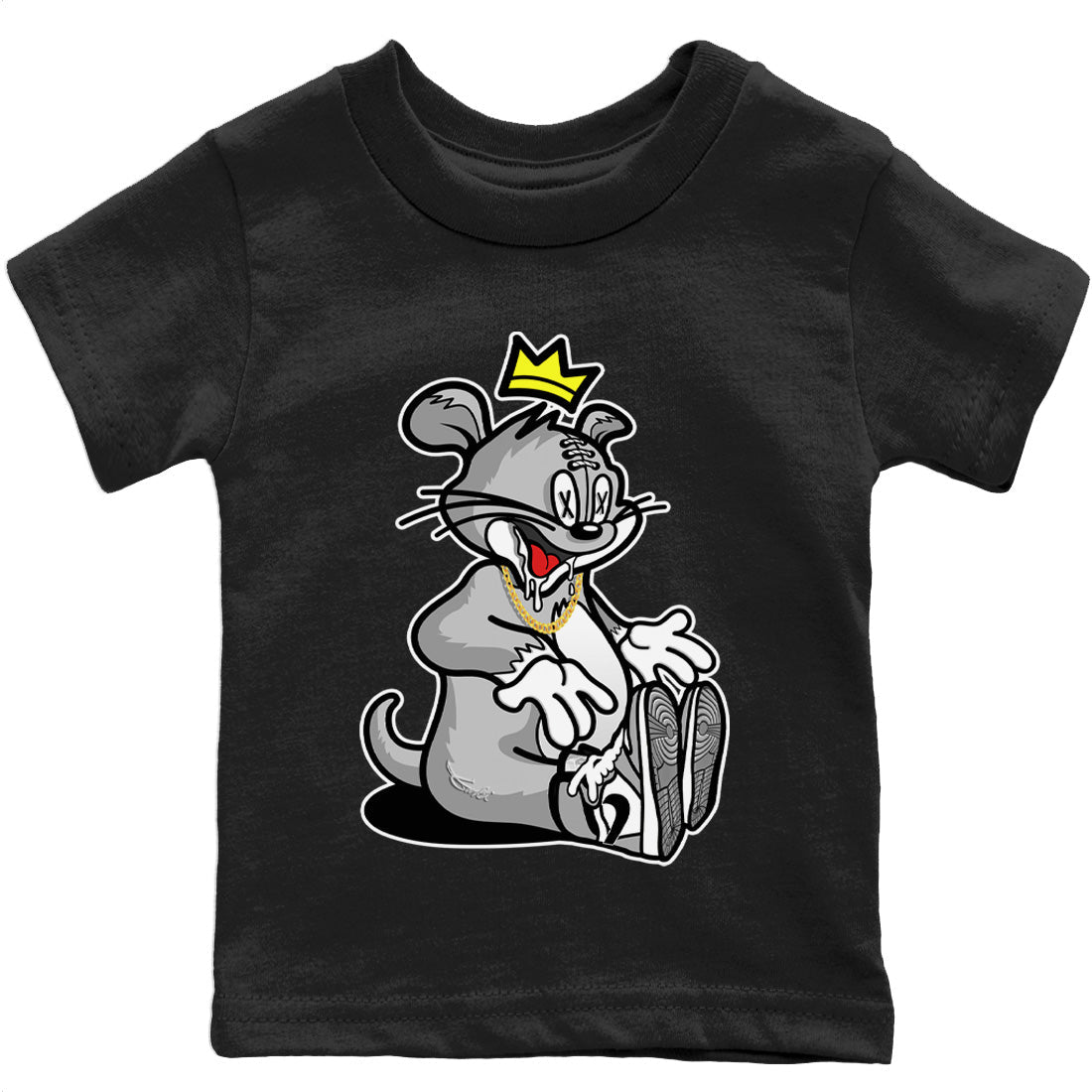 Jordan 1 Light Smoke Grey Sneaker Matching T-Shirt Hungry Cat Sneaker Tees Jordan 1 Light Smoke Grey Sneaker Release Tees Kids Shirts