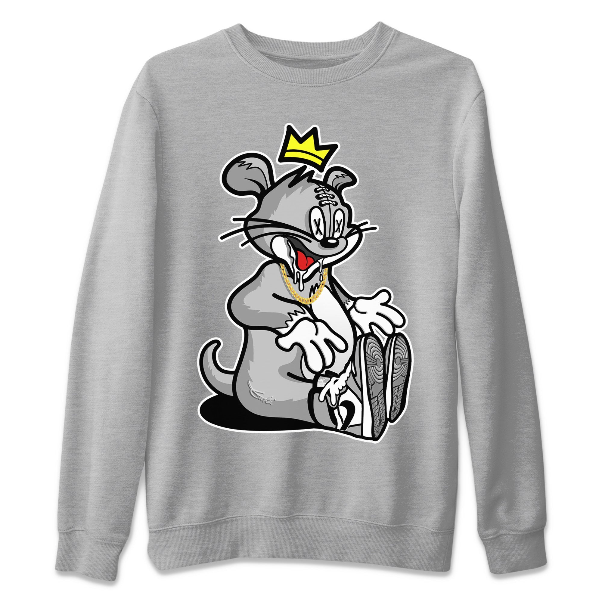 Jordan 1 Light Smoke Grey Sneaker Matching T-Shirt Hungry Cat Sneaker Tees Jordan 1 Light Smoke Grey Sneaker Release Tees Crew Neck Tees