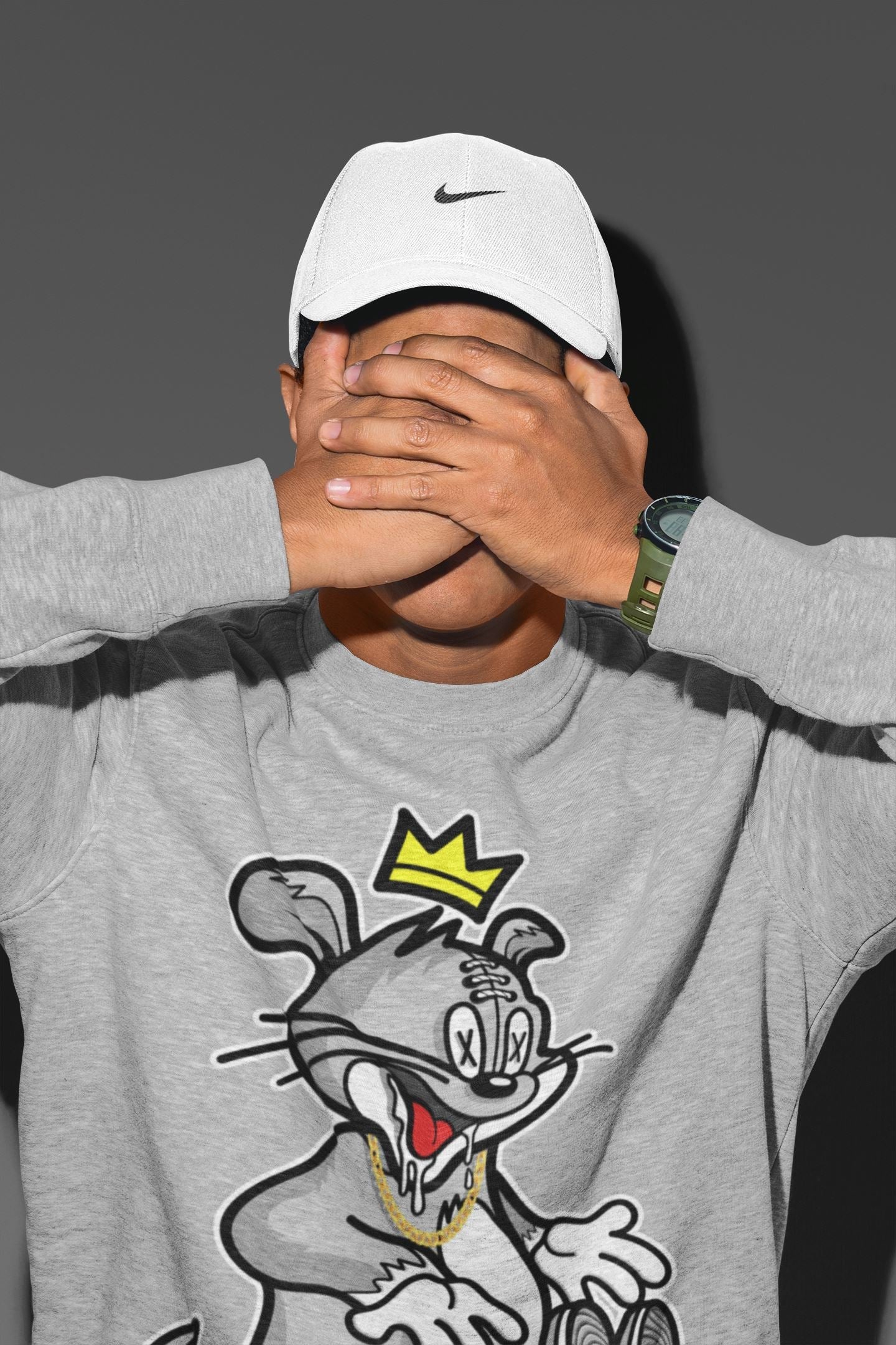 Jordan 1 Light Smoke Grey Sneaker Matching T-Shirt Hungry Cat Sneaker Tees Jordan 1 Light Smoke Grey Sneaker Release Tees Crew Neck Tees