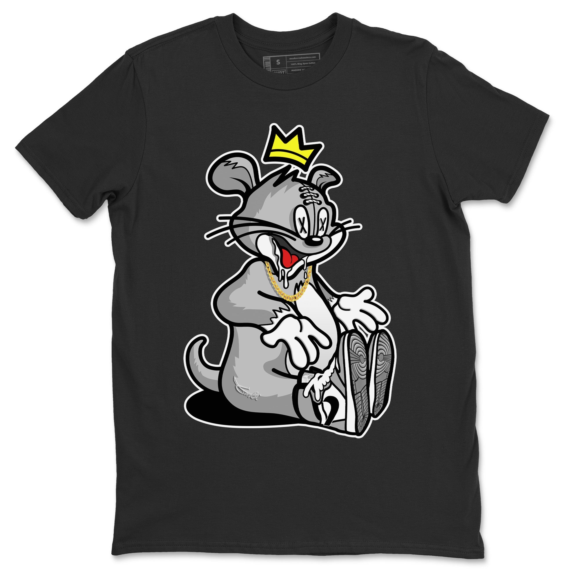 Jordan 1 Light Smoke Grey Sneaker Matching T-Shirt Hungry Cat Sneaker Tees Jordan 1 Light Smoke Grey Sneaker Release Tees Crew Neck Tees