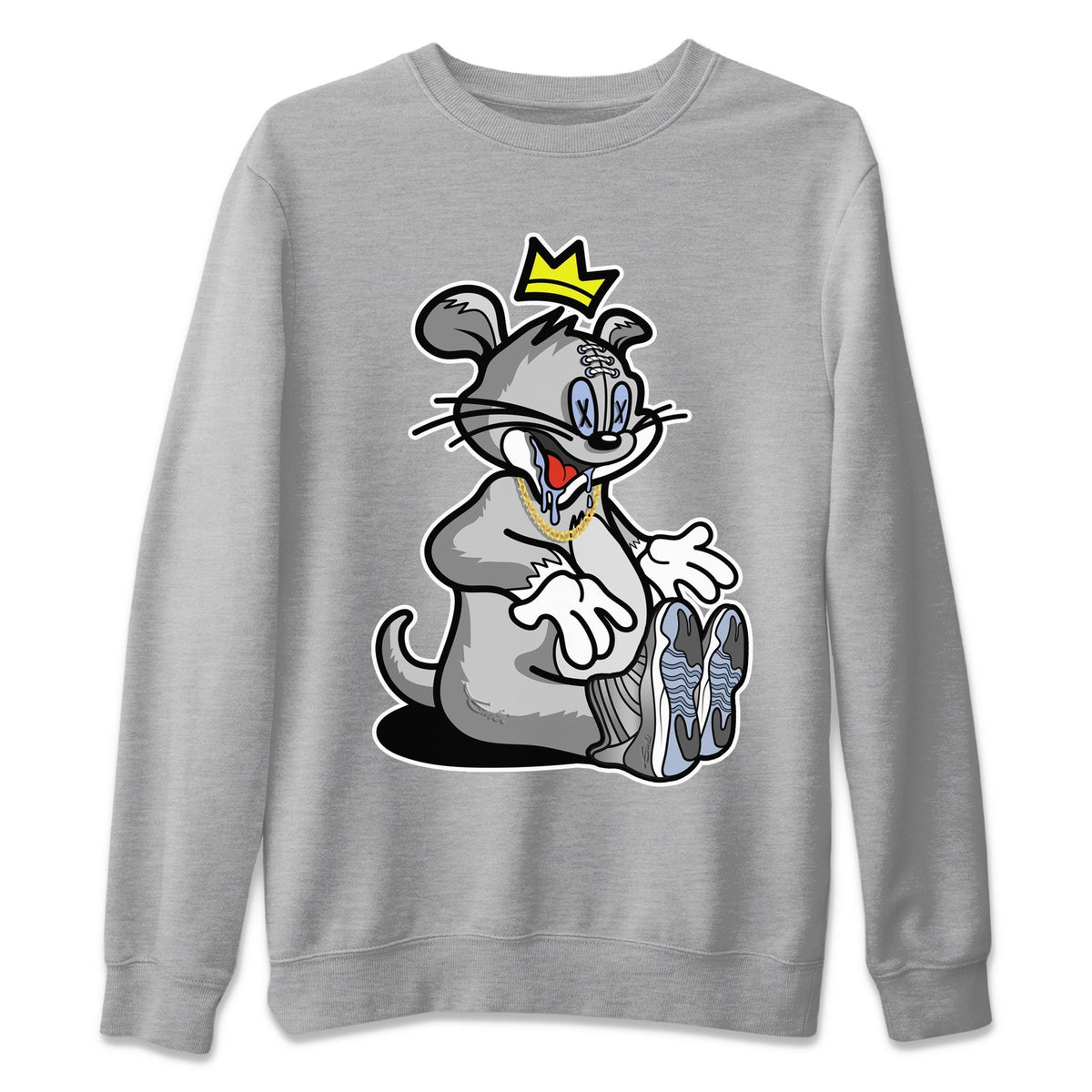 Jordan 11 Cool Grey Sneaker Matching T-Shirt Hungry Cat Sneaker Tees Jordan 11 Cool Grey Sneaker Release Tees Crew Neck Tees