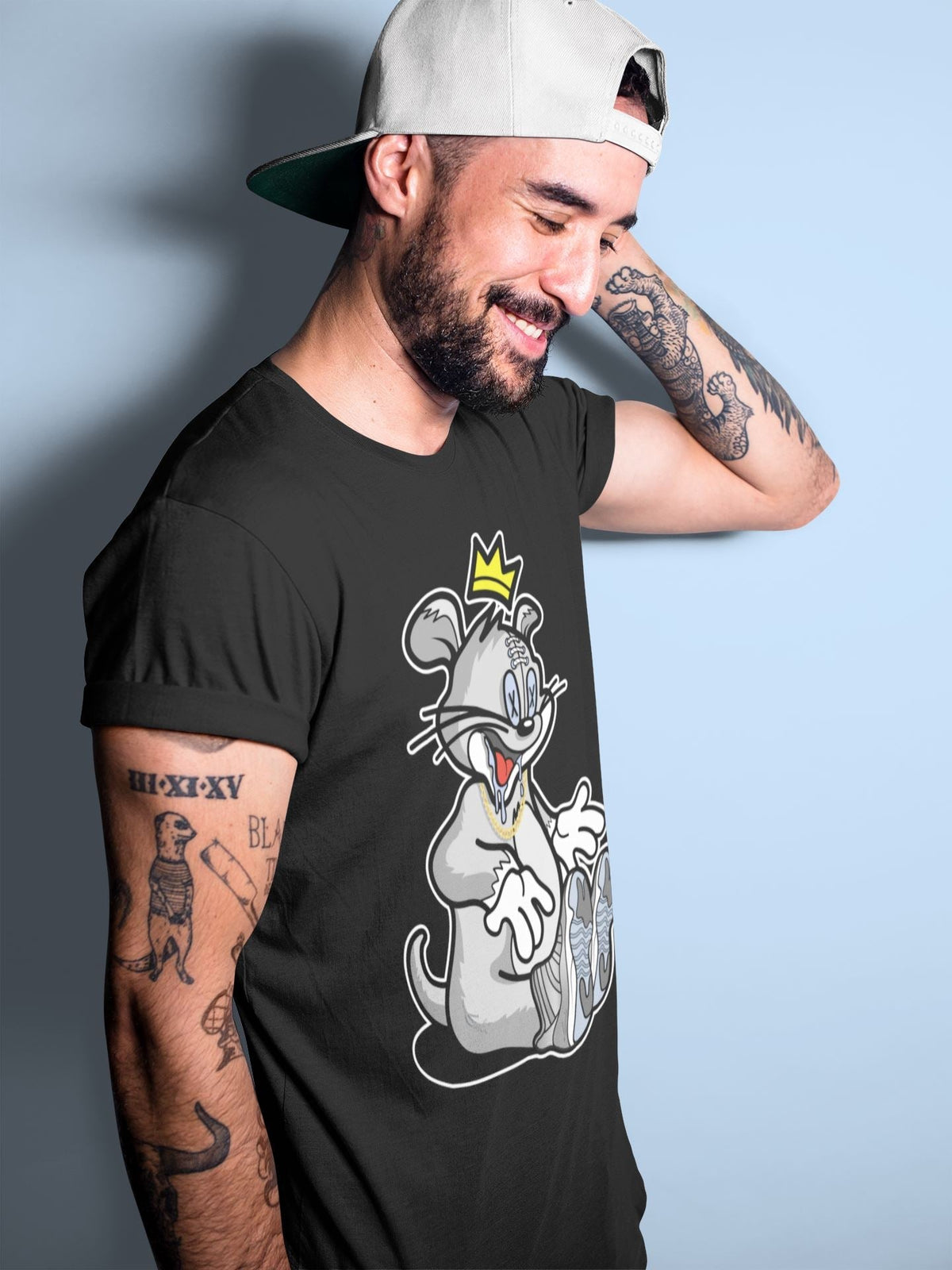Jordan 11 Cool Grey Sneaker Matching T-Shirt Hungry Cat Sneaker Tees Jordan 11 Cool Grey Sneaker Release Tees Crew Neck Tees