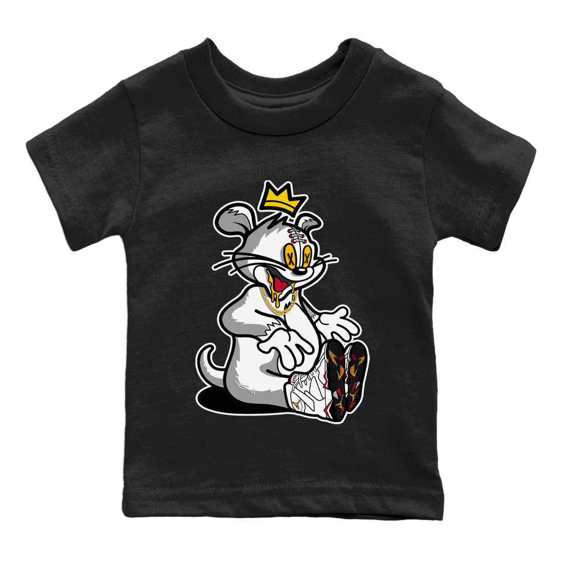 Jordan 7 Cardinal Shirt To Match Jordans Hungry Cat Sneaker Tees Jordan 7 Cardinal Drip Gear Zone Sneaker Matching Clothing Kids Shirts