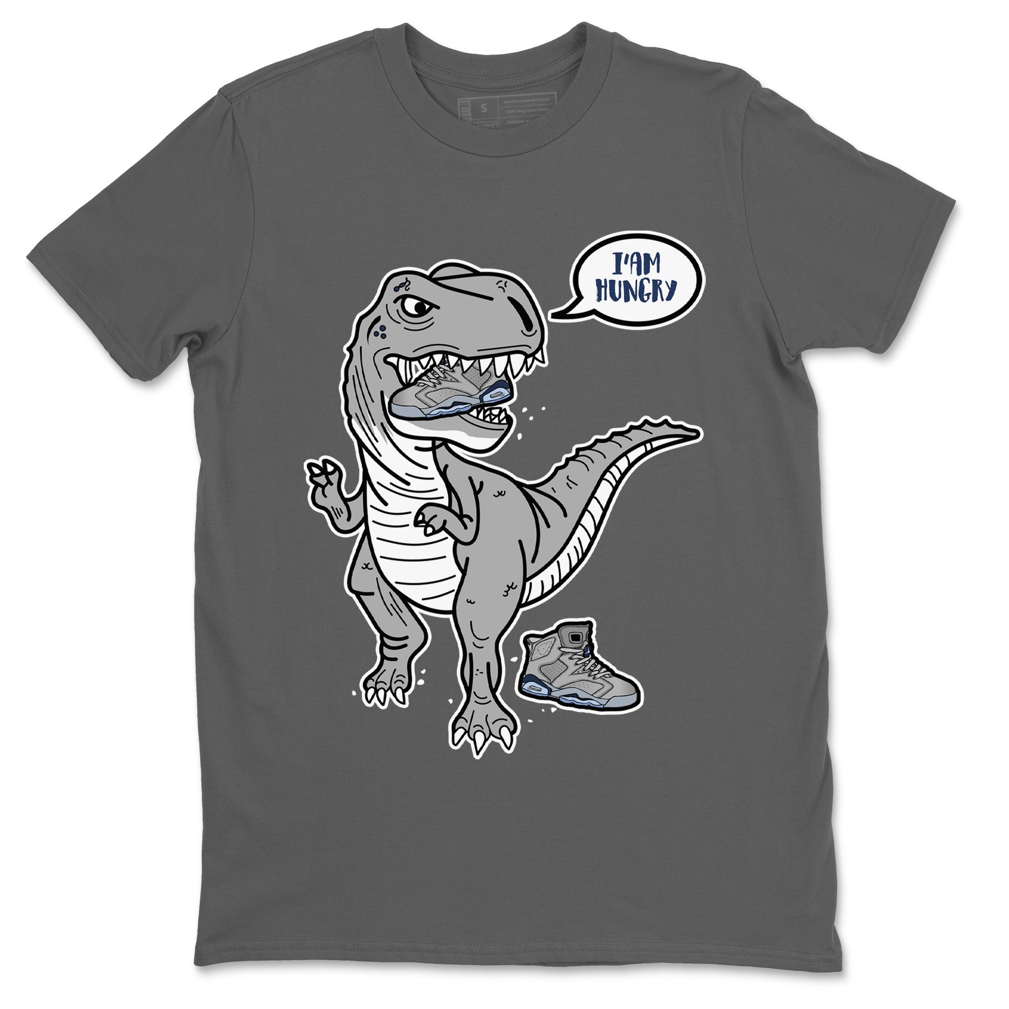 Jordan 6 Georgetown Shirt To Match Jordans Hungry Dino Sneaker Tees Jordan 6 Georgetown Drip Gear Zone Sneaker Matching Clothing Unisex Shirts