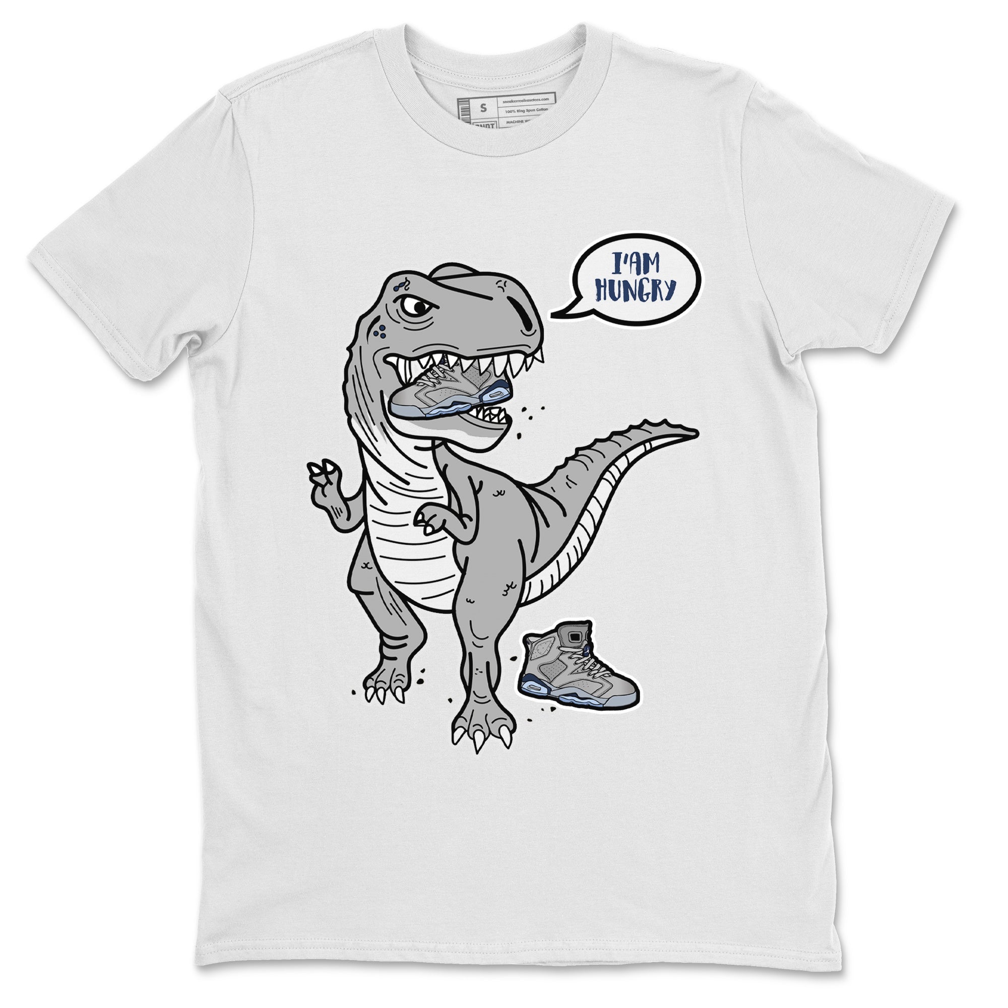 Jordan 6 Georgetown Shirt To Match Jordans Hungry Dino Sneaker Tees Jordan 6 Georgetown Drip Gear Zone Sneaker Matching Clothing Unisex Shirts