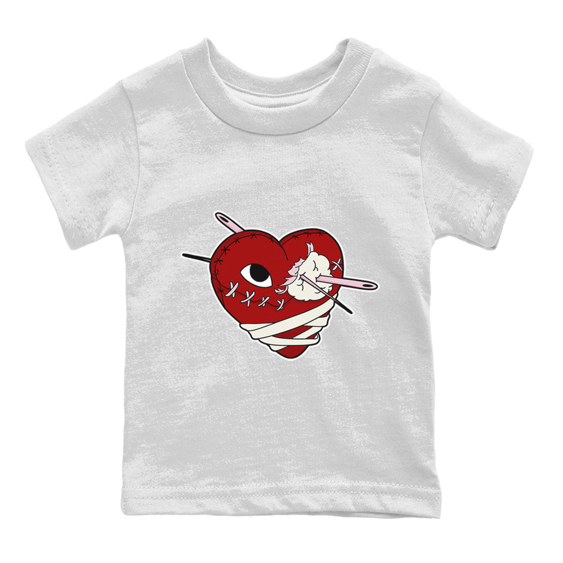 Air Force 1 Valentines Day Sneaker Match Tees Hurt Heart Sneaker Tees Air Force 1 Valentines Day Jordan to match sneaker T-Shirt Kids Shirts