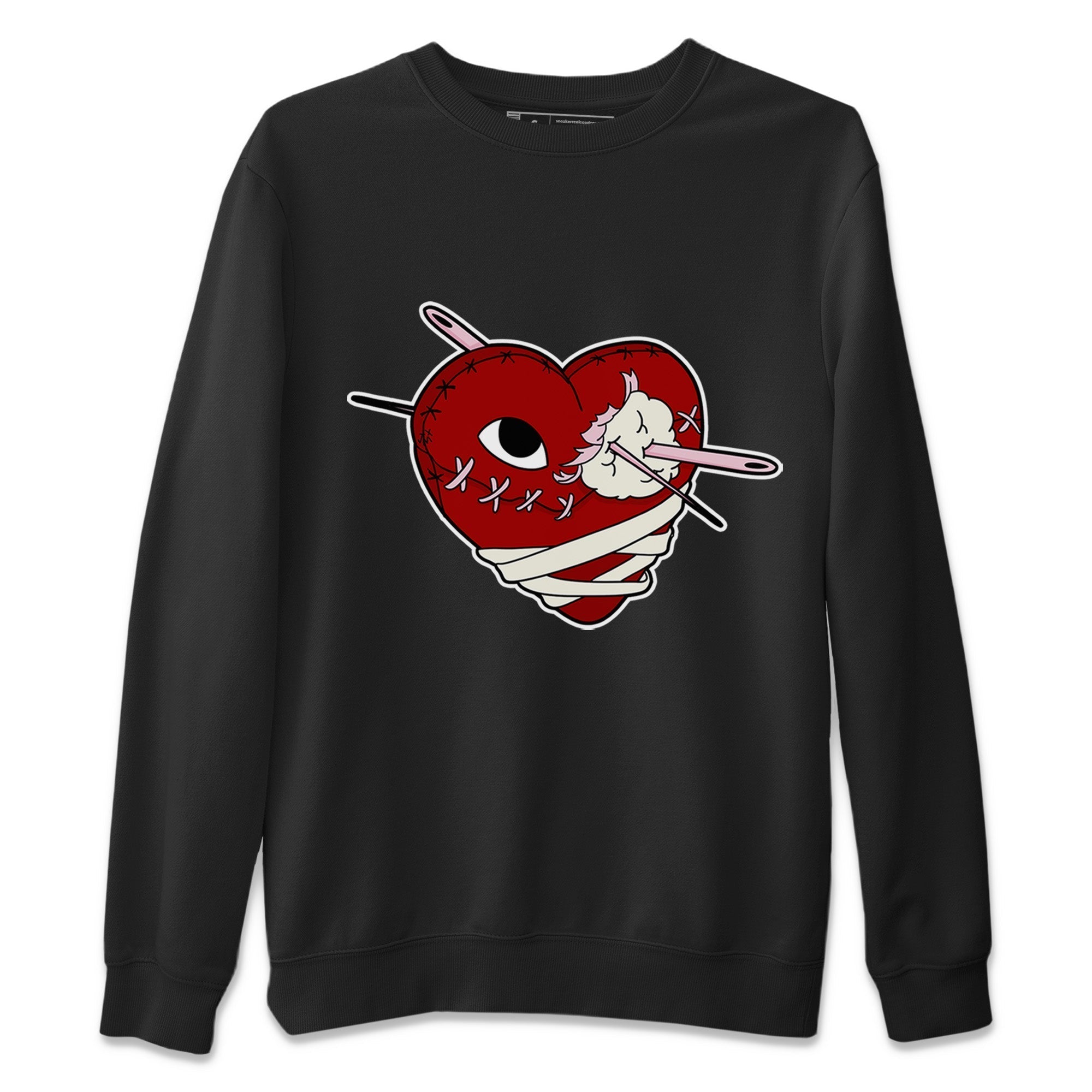 Air Force 1 Valentines Day Sneaker Match Tees Hurt Heart Sneaker Tees Air Force 1 Valentines Day Jordan to match sneaker T-Shirt Crew Neck Shirts