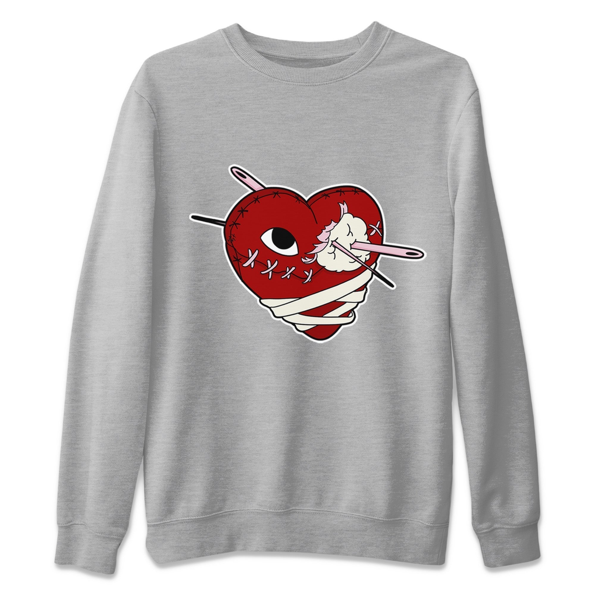Air Force 1 Valentines Day Sneaker Match Tees Hurt Heart Sneaker Tees Air Force 1 Valentines Day Jordan to match sneaker T-Shirt Crew Neck Shirts