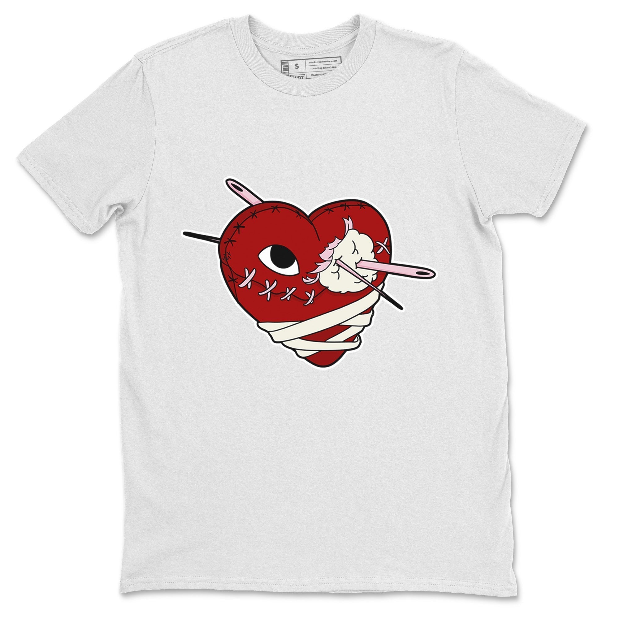 Air Force 1 Valentines Day Sneaker Match Tees Hurt Heart Sneaker Tees Air Force 1 Valentines Day Jordan to match sneaker T-Shirt Crew Neck Shirts