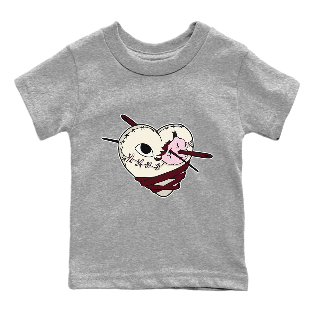 Dunk Valentines Day Sneaker Match Tees Hurt Heart Sneaker Tees Dunk Valentines Day Jordan to match sneaker T-Shirt Kids Shirts