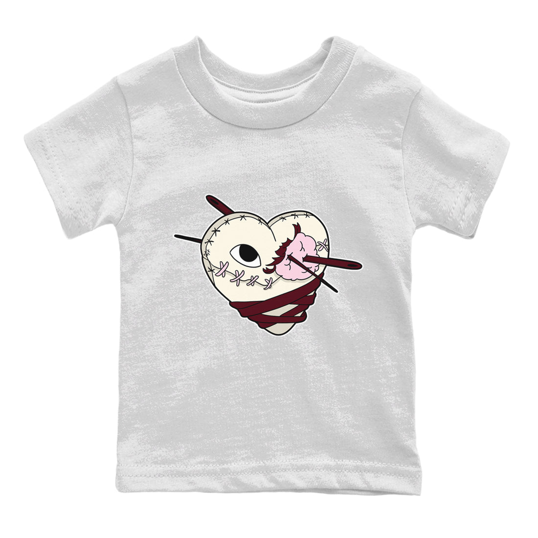 Dunk Valentines Day Sneaker Match Tees Hurt Heart Sneaker Tees Dunk Valentines Day Jordan to match sneaker T-Shirt Kids Shirts