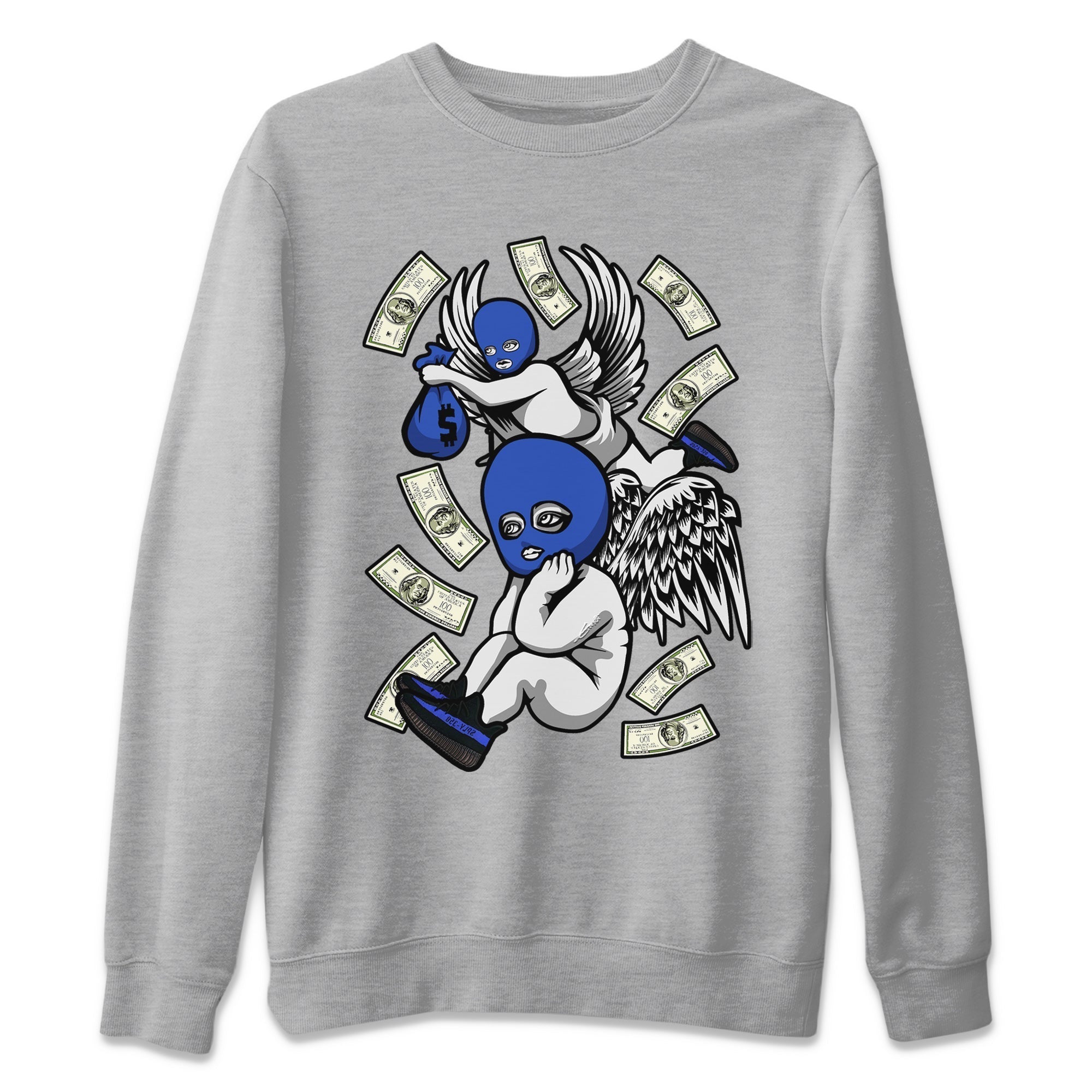 Yeezy 350 Dazzling Blue Shirt To Match Jordans Hustle Angels Sneaker Tees Yeezy 350 Dazzling Blue Drip Gear Zone Sneaker Matching Clothing Unisex Shirts
