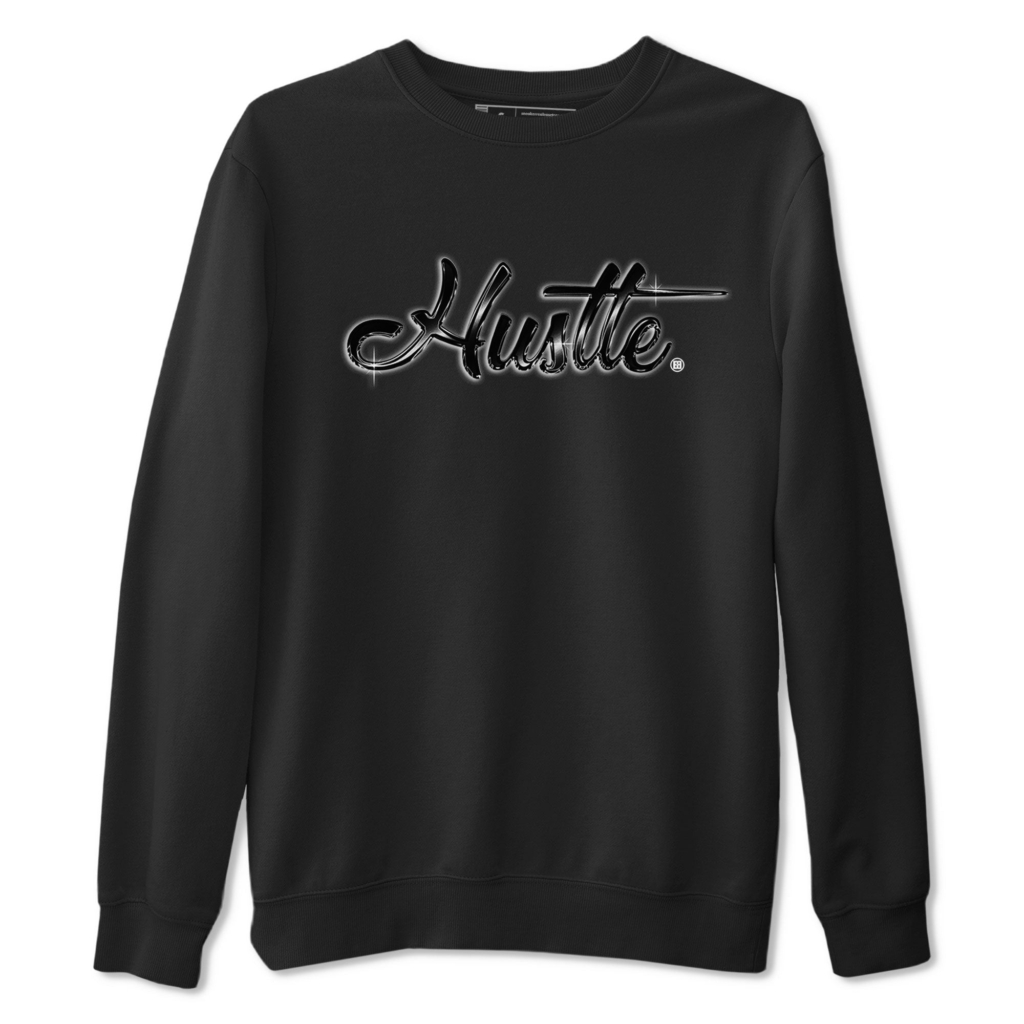 AJ11 Gratitude sneaker shirt to match jordans Hustle Chrome sneaker tees Air Jordan 11 Gratitude Drip Gear Zone Crew Neck unisex crew neck cotton Sneaker T-Shirt Black 2 T-Shirt