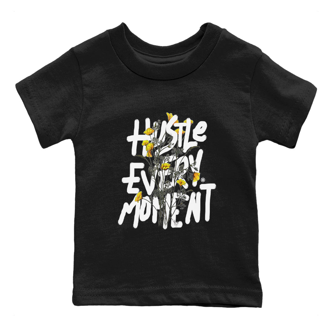 Air Jordan 11 Yellow Python Sneaker Match Tees Hustle Every Moment Streetwear Sneaker Shirt Air Jordan 11 Yellow Python Tees Kids Shirts Black 2