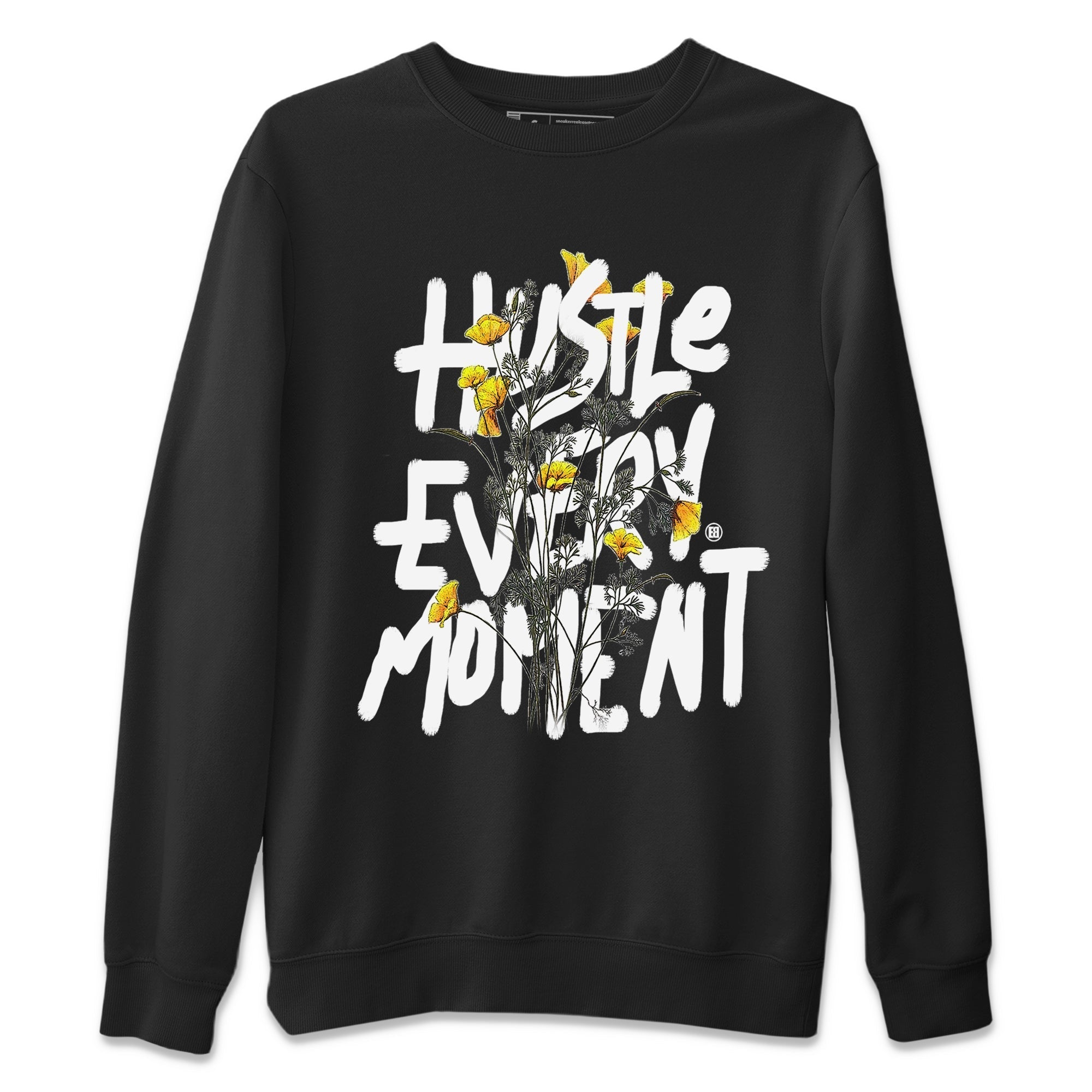 Air Jordan 11 Yellow Python Sneaker Match Tees Hustle Every Moment Streetwear Sneaker Shirt Air Jordan 11 Yellow Python Tees Unisex Shirts Black 2