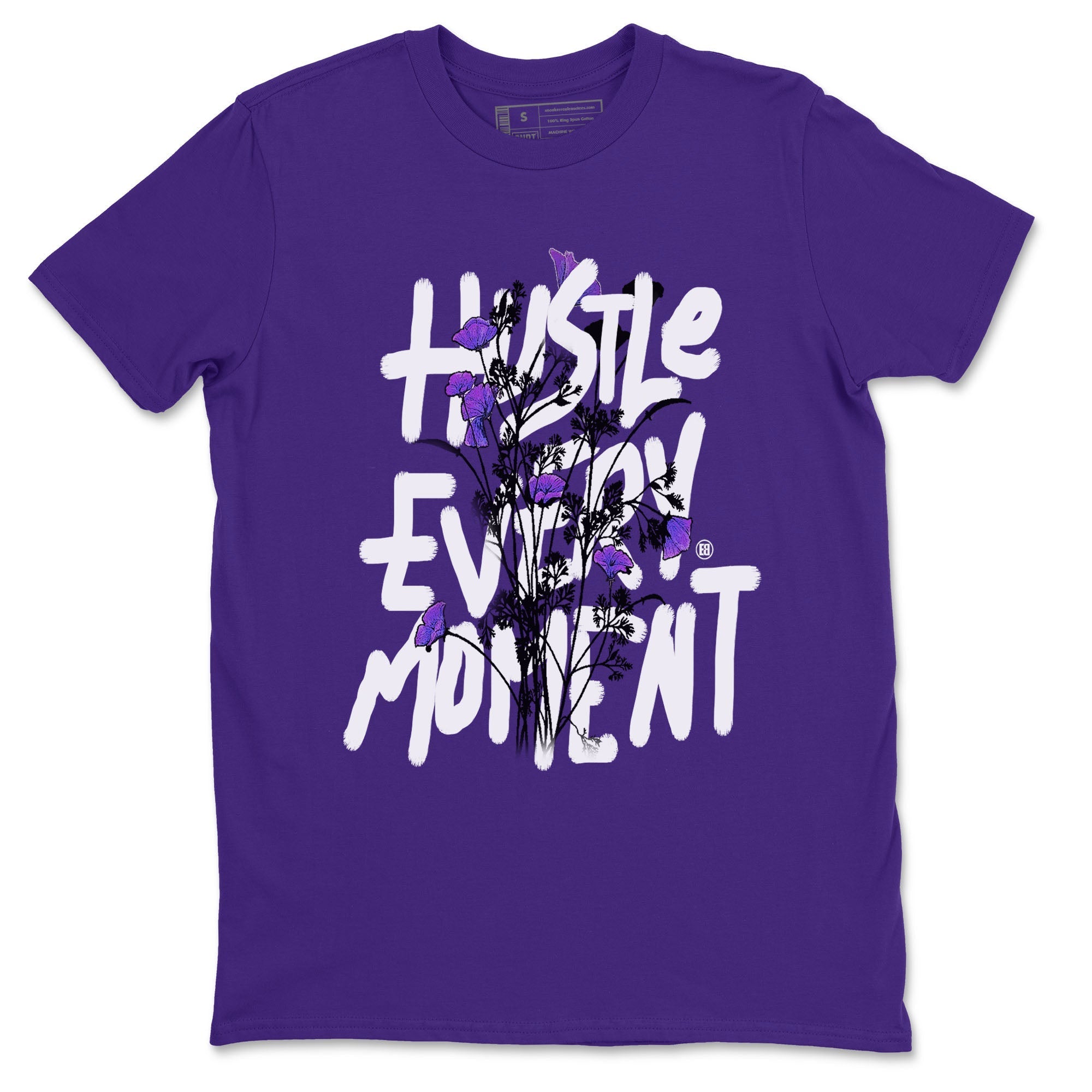 Hustle Every Moment sneaker match tees to Court Purple Dunks street fashion brand for shirts to match Jordans Drip Gear Zone Dunk Low Court Purple unisex t-shirt Purple 2 unisex shirt