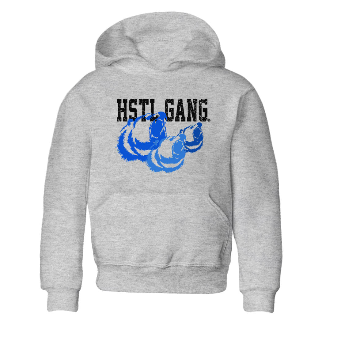 1s Royal Reimagined shirt to match jordans Hustle Gang sneaker tees Air Jordan 1 Royal Reimagined Drip Gear Zone Kids Baby Toddler sneaker shirts Heather Grey 2 T-Shirt
