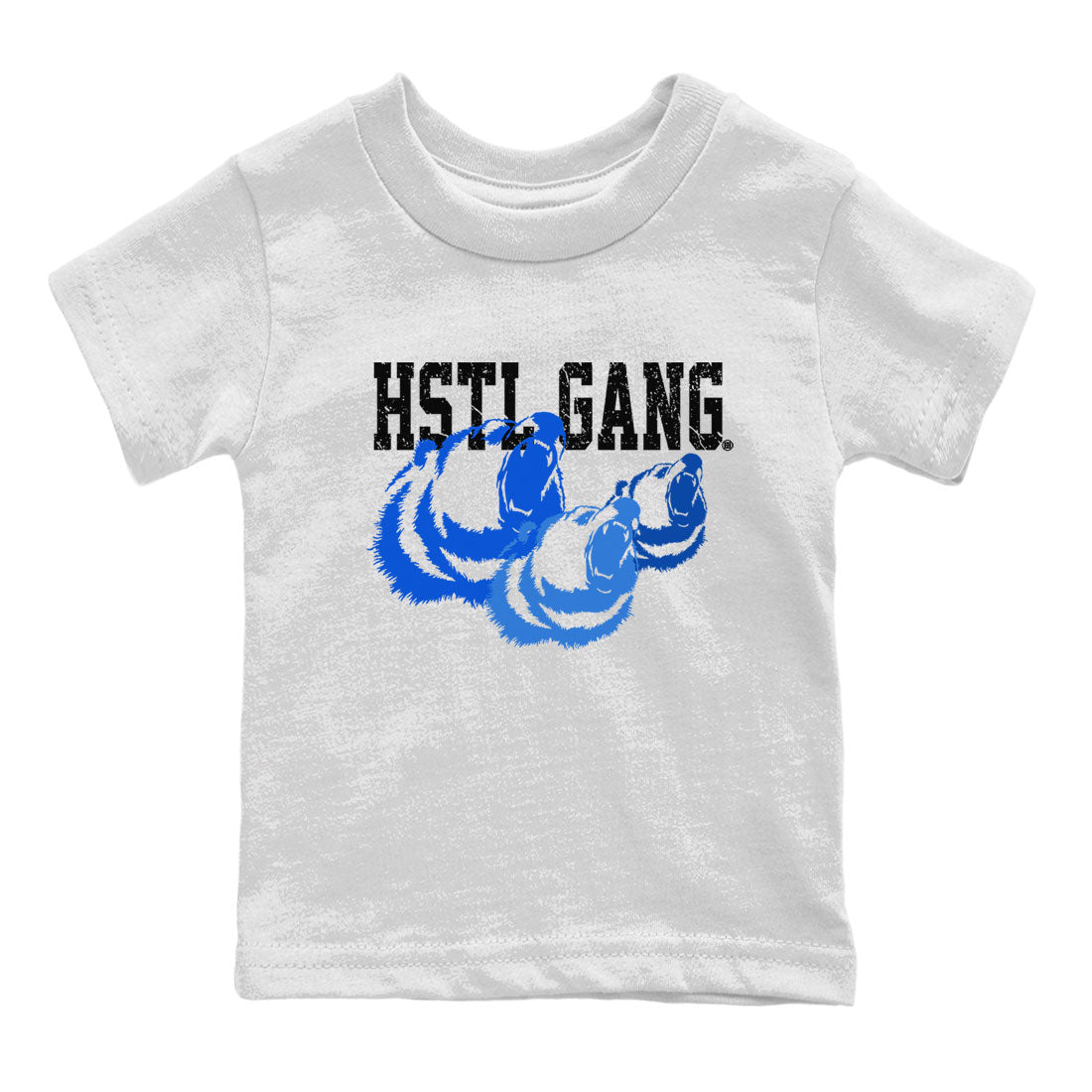 1s Royal Reimagined shirt to match jordans Hustle Gang sneaker tees Air Jordan 1 Royal Reimagined Drip Gear Zone Kids Baby Toddler sneaker shirts White 2 T-Shirt
