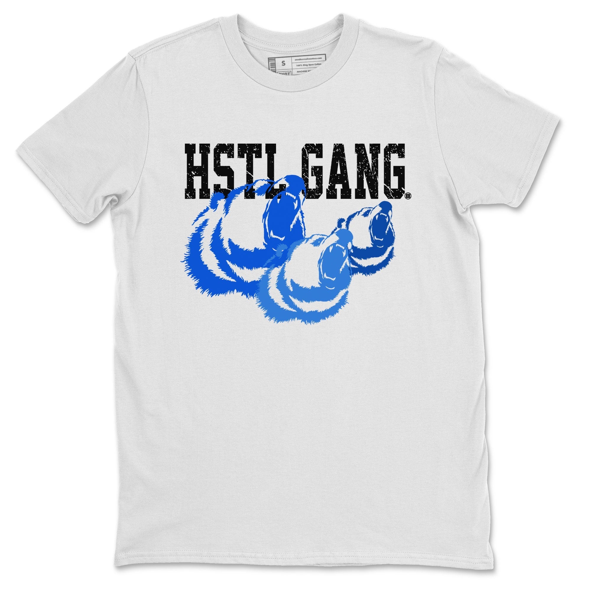 1s Royal Reimagined shirt to match jordans Hustle Gang sneaker tees Air Jordan 1 Royal Reimagined Drip Gear Zone Unisex Sneaker Tees and Sneaker Match T-Shirt White 2 T-Shirt