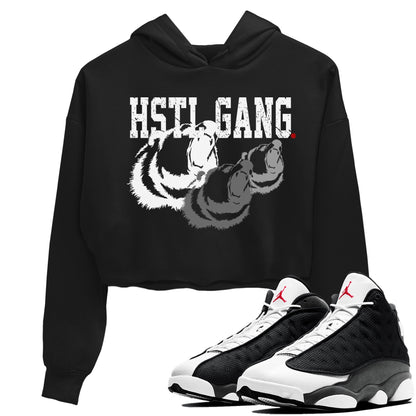 Air Jordan 13 Black Flint Sneaker Tees Drip Gear Zone Hustle Gang Sneaker Tees AJ13 Black Flint Shirt Women's Shirts Black 1