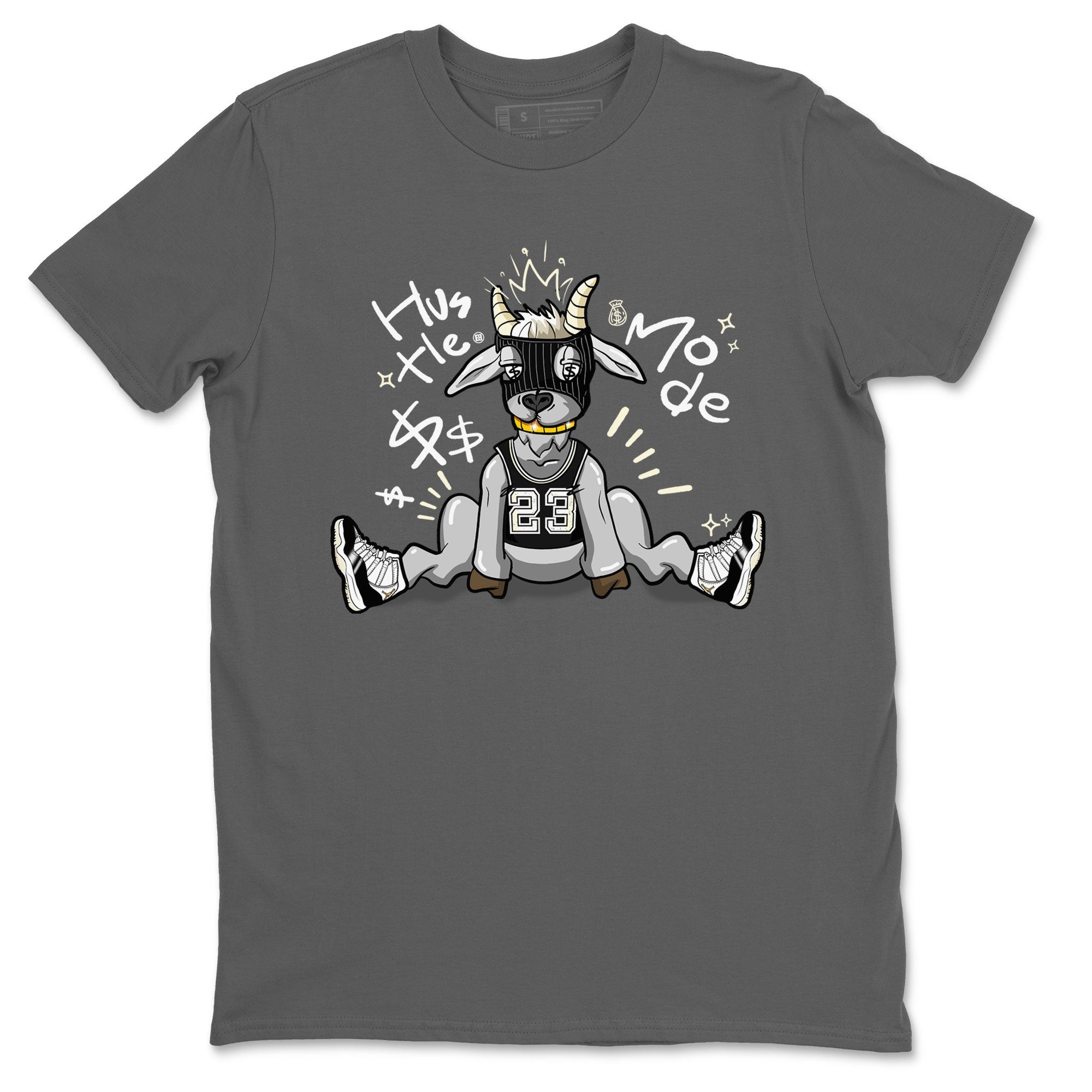 Air Jordan 11 Retro Gratitude shirt to match jordans Hustle Goat sneaker match tees Air Jordan 11 Gratitude Drip Gear Zone Unisex Cool Grey 2 T-Shirt