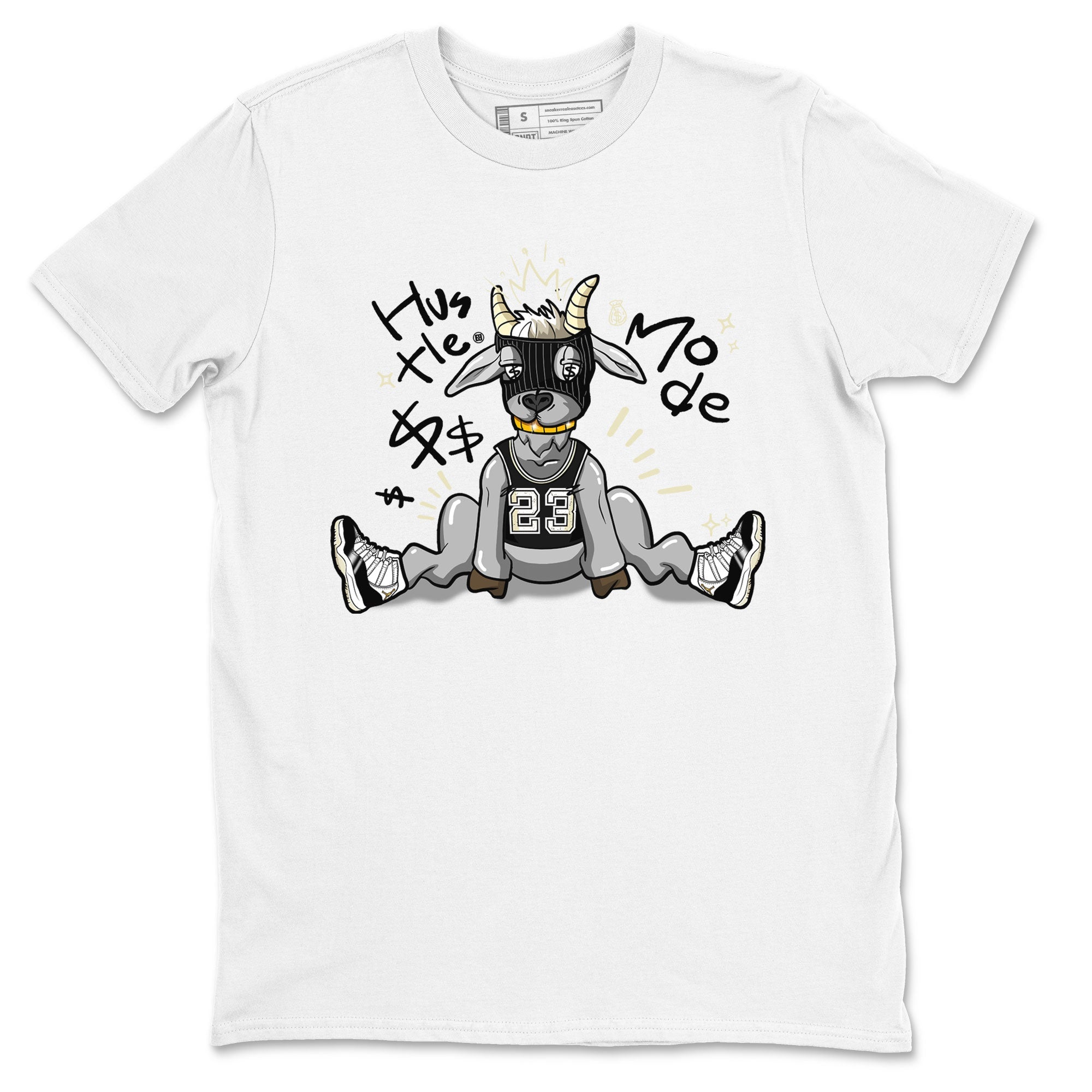 Air Jordan 11 Retro Gratitude shirt to match jordans Hustle Goat sneaker match tees Air Jordan 11 Gratitude Drip Gear Zone Unisex White 2 T-Shirt