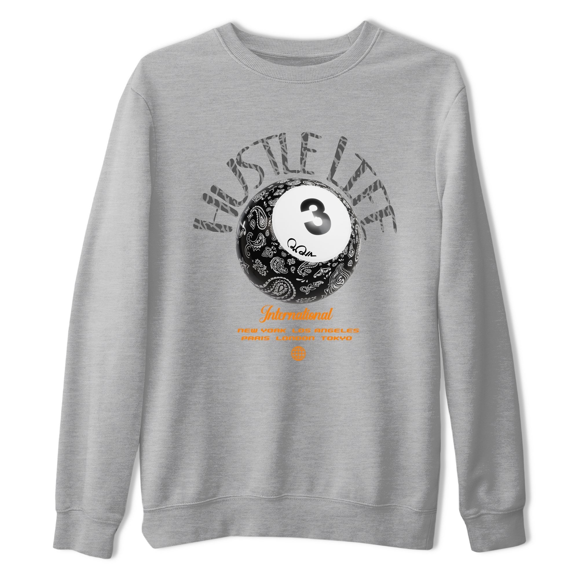 Air Jordan 3 Fear shirt to match jordans Hustle Life sneaker tees AJ3 Fear Drip Gear Zone Unisex Heather Grey 2 T-Shirt