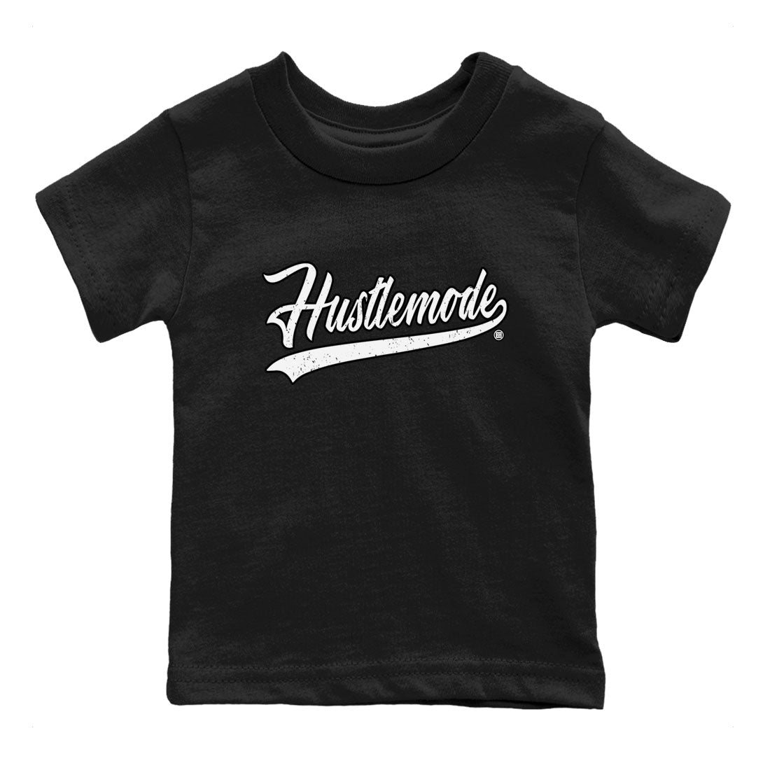 Air Jordan 1 High OG Black White shirt to match jordans streetwear brand Hustle Mode sneaker tees 1s Black White Drip Gear Zone baby toddler Black 2 cotton Shirt
