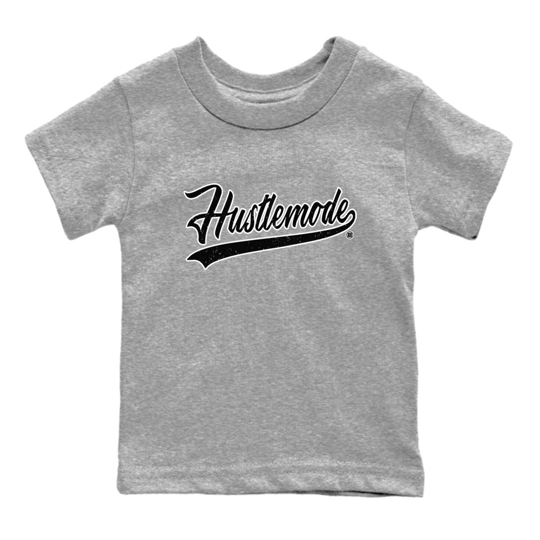 Air Jordan 1 High OG Black White shirt to match jordans streetwear brand Hustle Mode sneaker tees 1s Black White Drip Gear Zone baby toddler Heather Grey 2 cotton Shirt