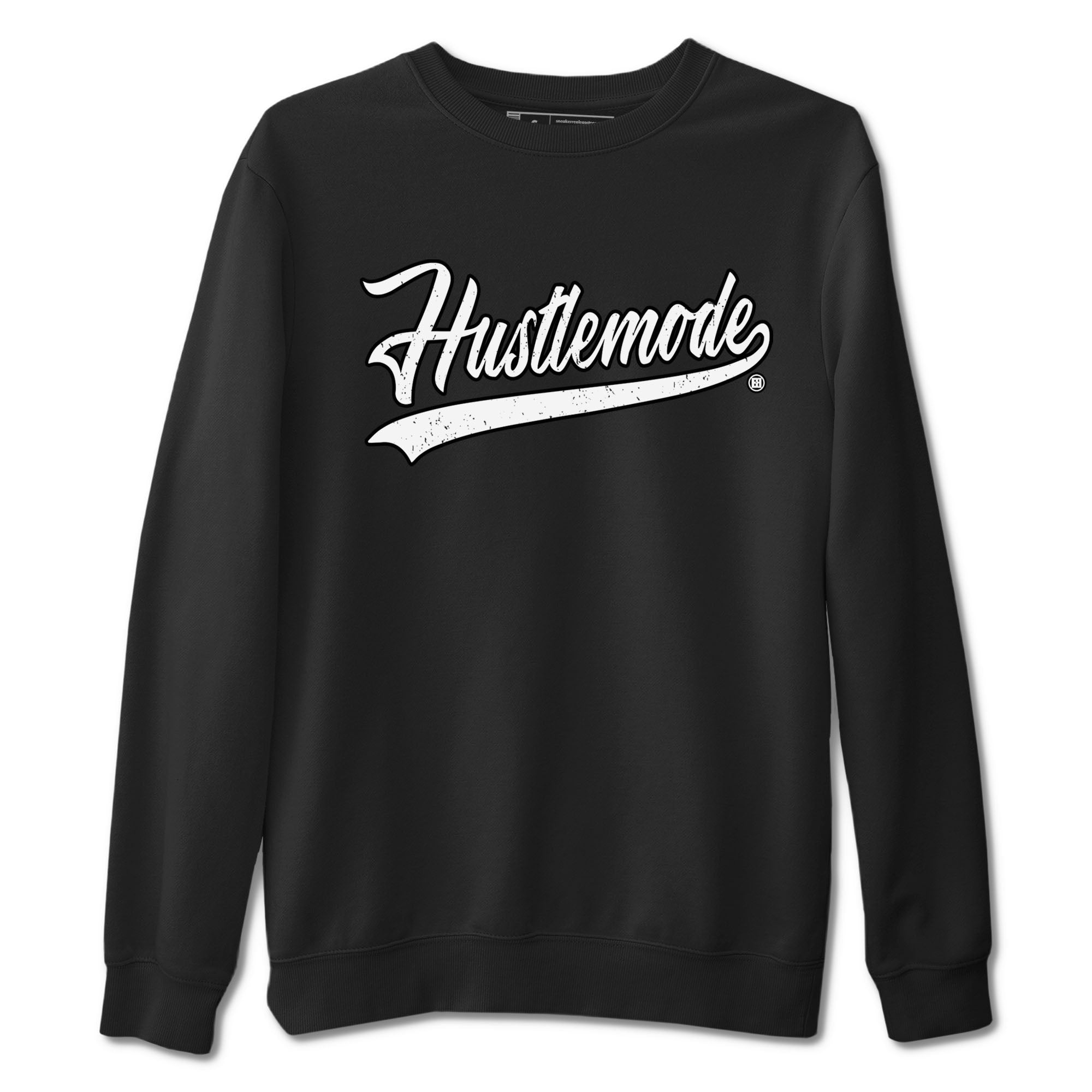 Air Jordan 1 High OG Black White shirt to match jordans streetwear brand Hustle Mode sneaker tees 1s Black White Drip Gear Zone unisex cotton Black 2 crew neck shirt