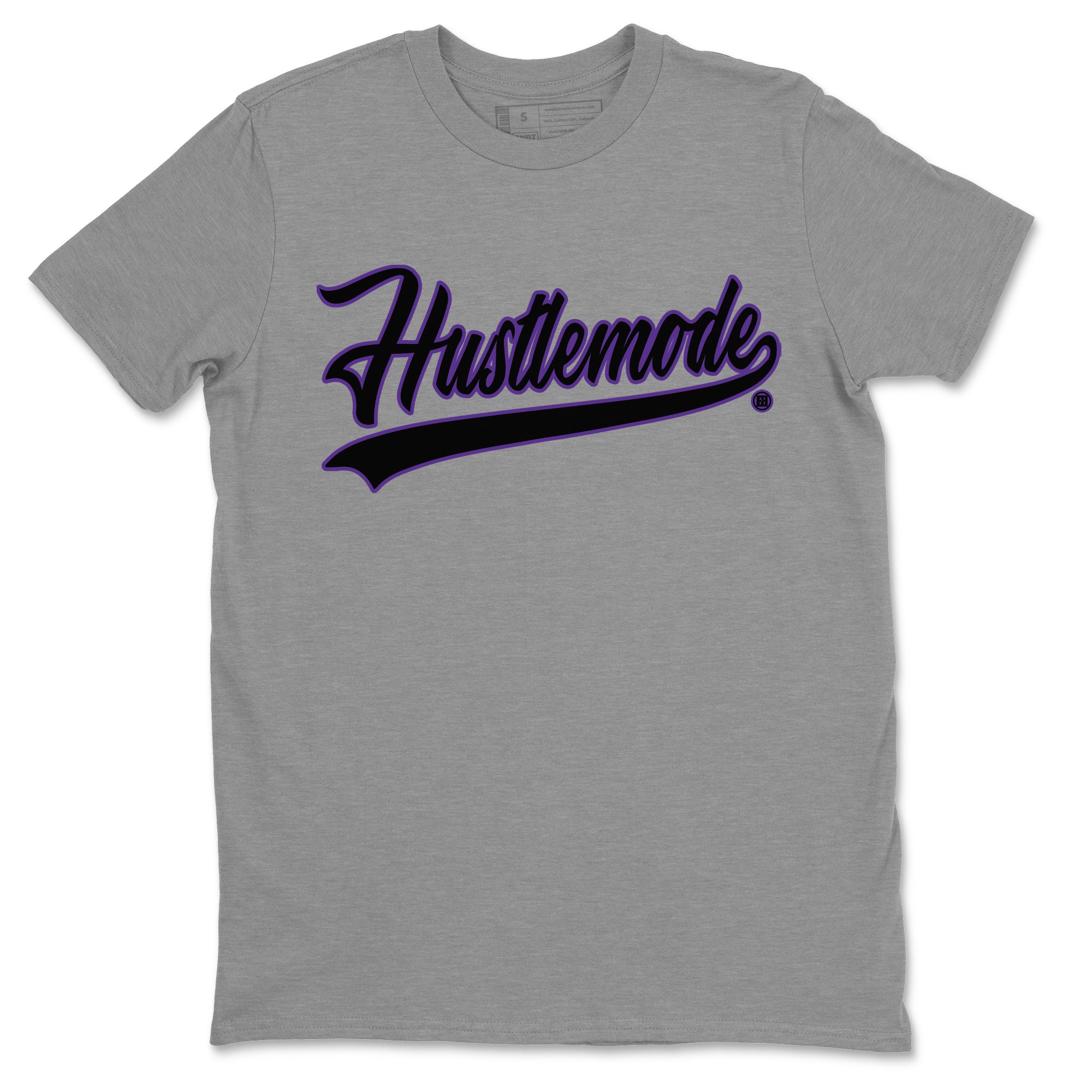 Air Jordan 12 Field Purple Sneaker Match Tees Hustle Mode Sneaker Tees Jordan 12 Field Purple Sneaker Release Tees Unisex Shirts Heather Grey 2