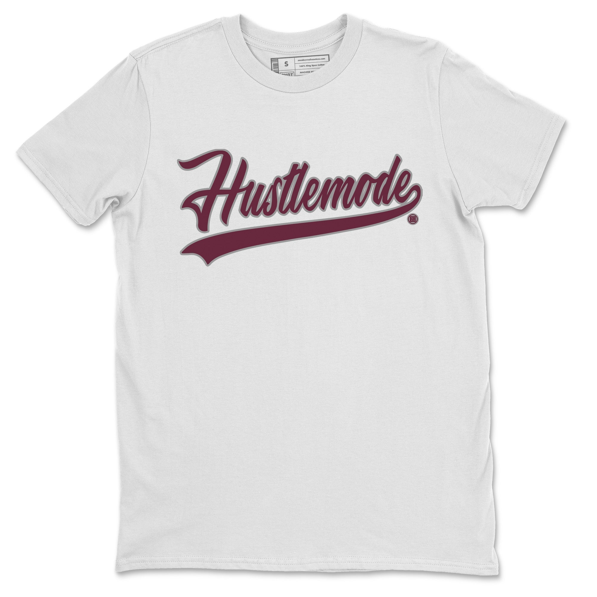 Air Jordan 5 Burgundy Sneaker Match Tees Hustle Mode Sneaker Tees Jordan 5 Burgundy Sneaker Release Tees Unisex Shirts White 2