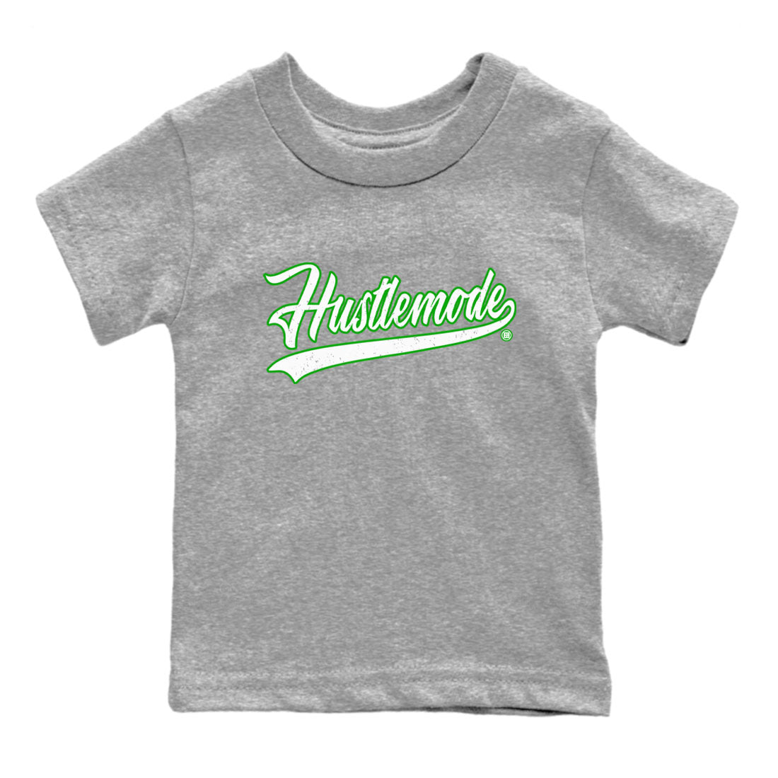 5s Lucky Green shirt to match jordans Hustle Mode sneaker tees Air Jordan 5 Retro Lucky Green Drip Gear Zone baby toddler Heather Grey 2 cotton Shirt