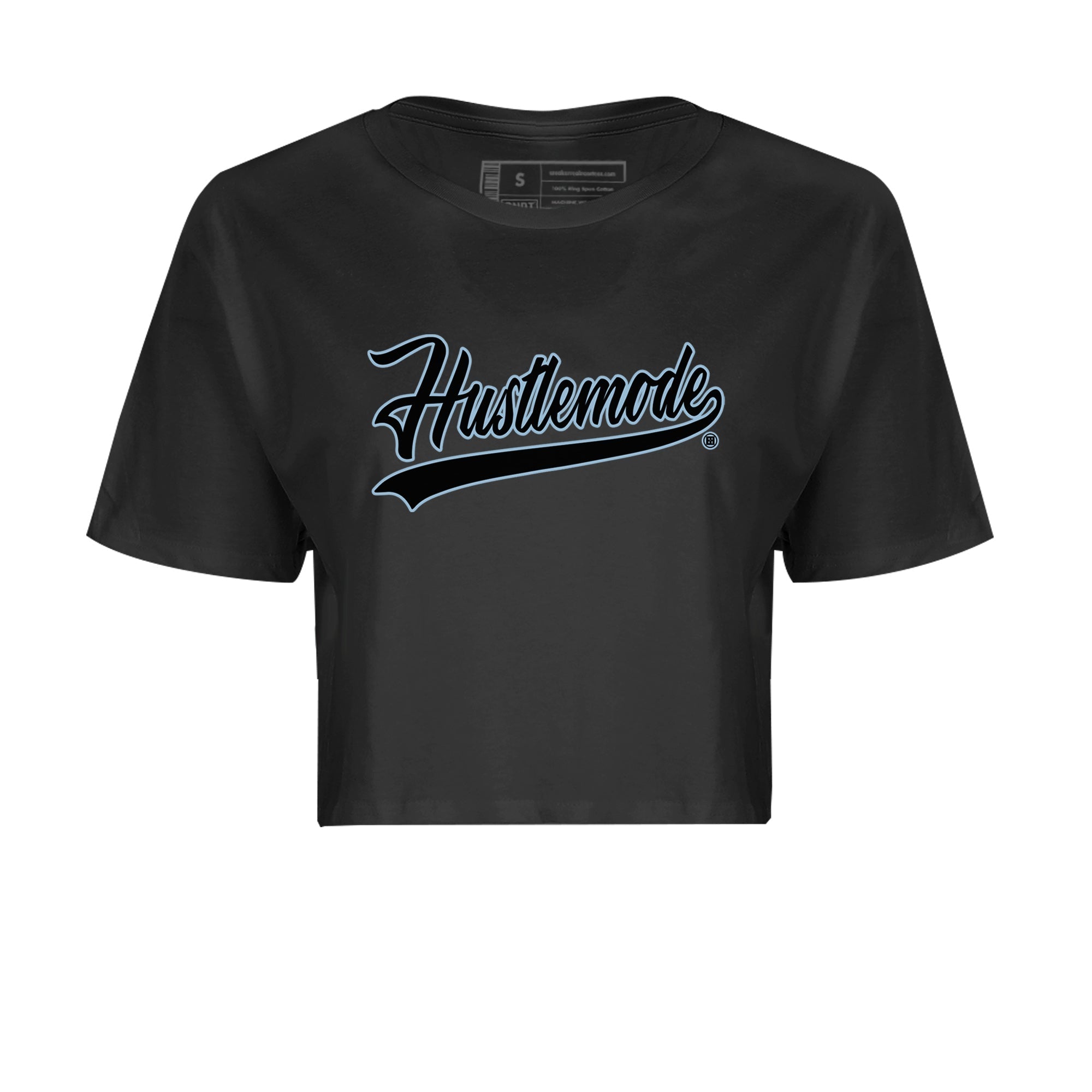 Jordan 7 Chambray T-Shirt Hustle Mode Sneaker Tees Air Jordan 7 Chambray Sneaker Release Tees Women's Shirts Black 2