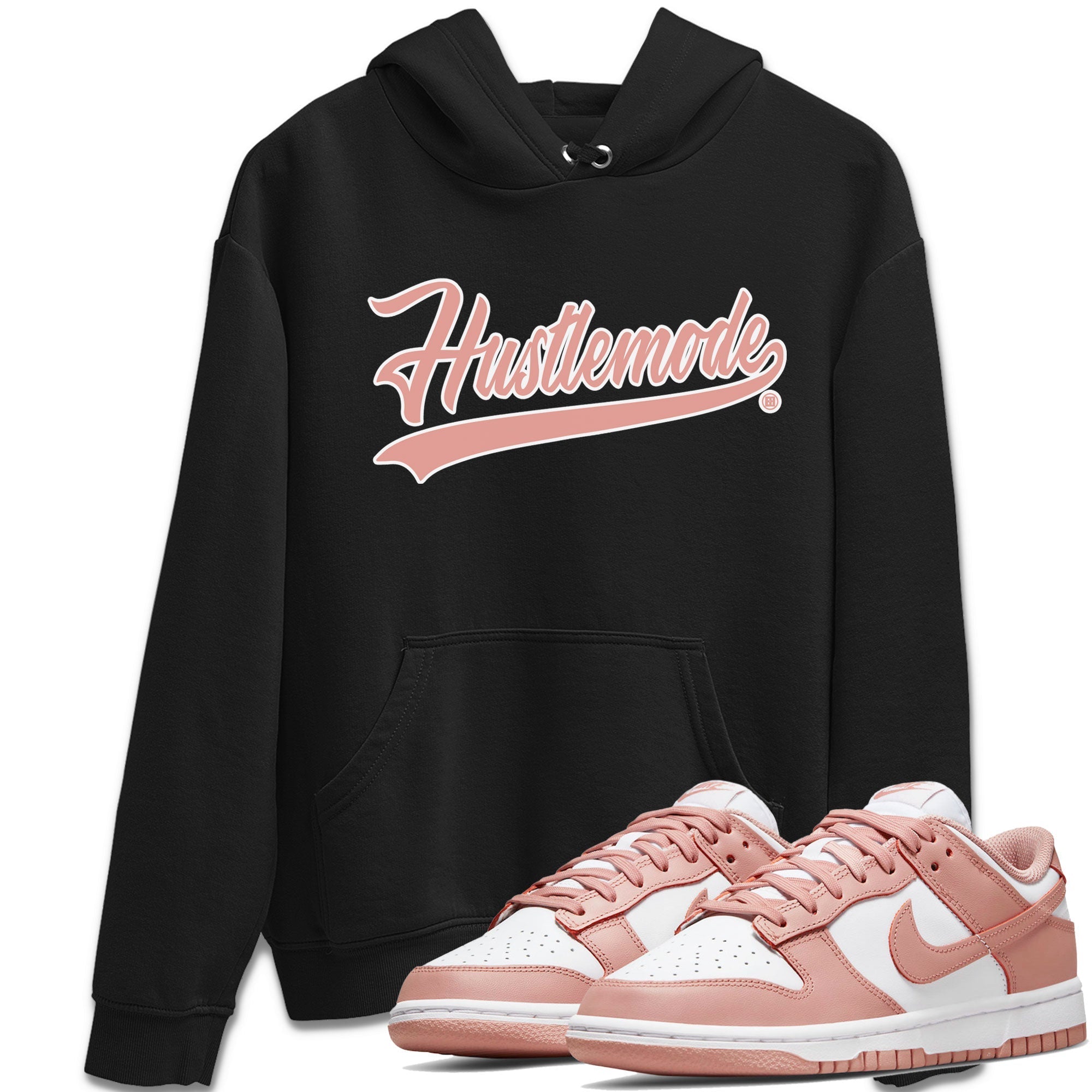 Dunk Low WMNS Rose Whisper shirt to match jordans Hustle Mode Streetwear Sneaker Shirt Dunk Rose Whisper Drip Gear Zone Sneaker Matching Clothing Casual Unisex shirts Black 1 T-Shirt
