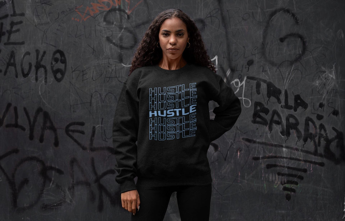 Jordan 6 UNC Shirt To Match Jordans Hustle Typo Sneaker Tees Jordan 6 UNC Drip Gear Zone Sneaker Matching Clothing Unisex Shirts