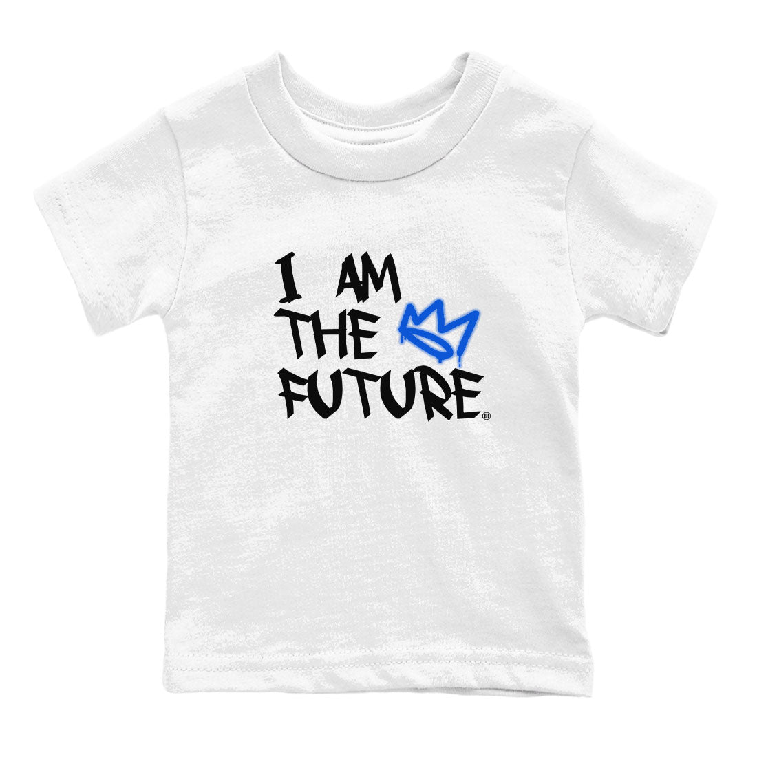 1s Royal Reimagined shirt to match jordans I Am The Future sneaker tees Air Jordan 1 Royal Reimagined Drip Gear Zone Streetbrand Sneaker Matching Tee Cotton T-Shirt Baby Toddler White 2 T-Shirt