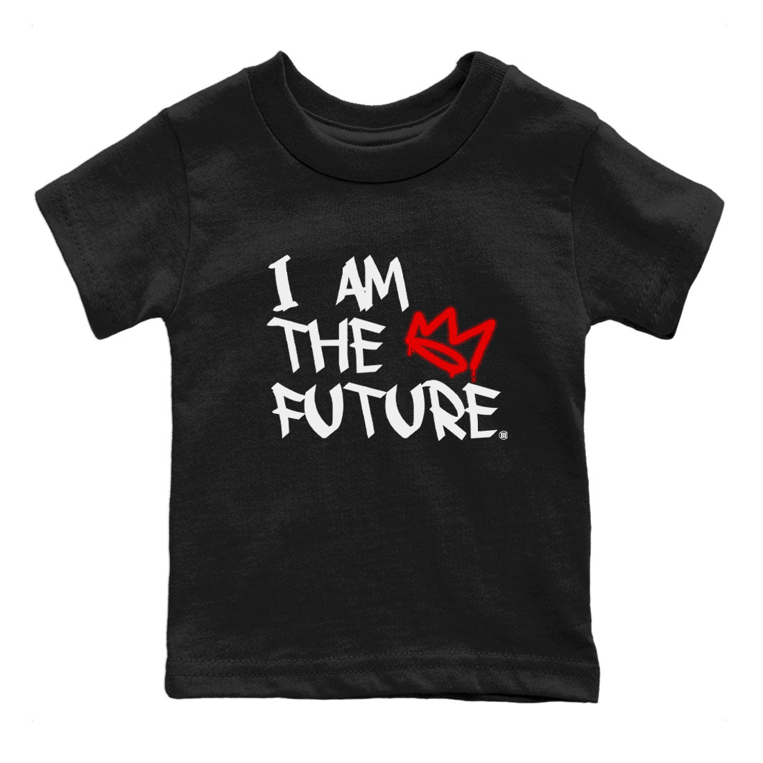 12s Cherry shirt to match jordans I Am The Future Streetwear Sneaker Shirt Air Jordan 12 Cherry Drip Gear Zone Sneaker Matching Clothing Baby Toddler Black 2 T-Shirt