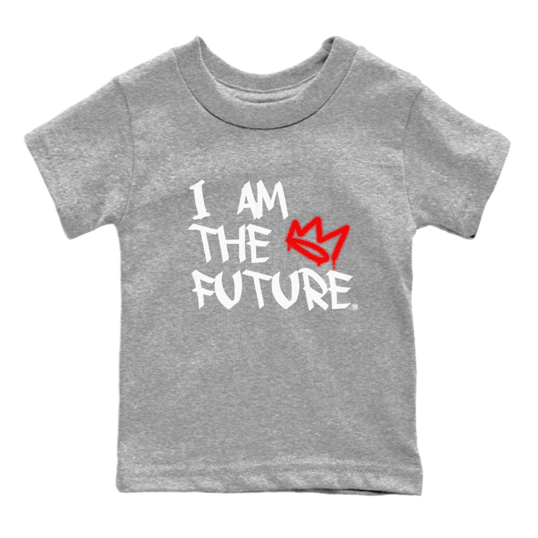 12s Cherry shirt to match jordans I Am The Future Streetwear Sneaker Shirt Air Jordan 12 Cherry Drip Gear Zone Sneaker Matching Clothing Baby Toddler Heather Grey 2 T-Shirt