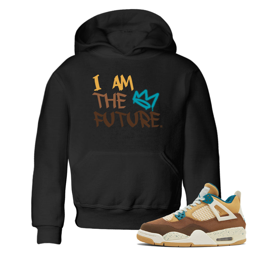 I Am The Future Sneaker T-Shirt Kids - Air Jordan 4 Cacao Wow