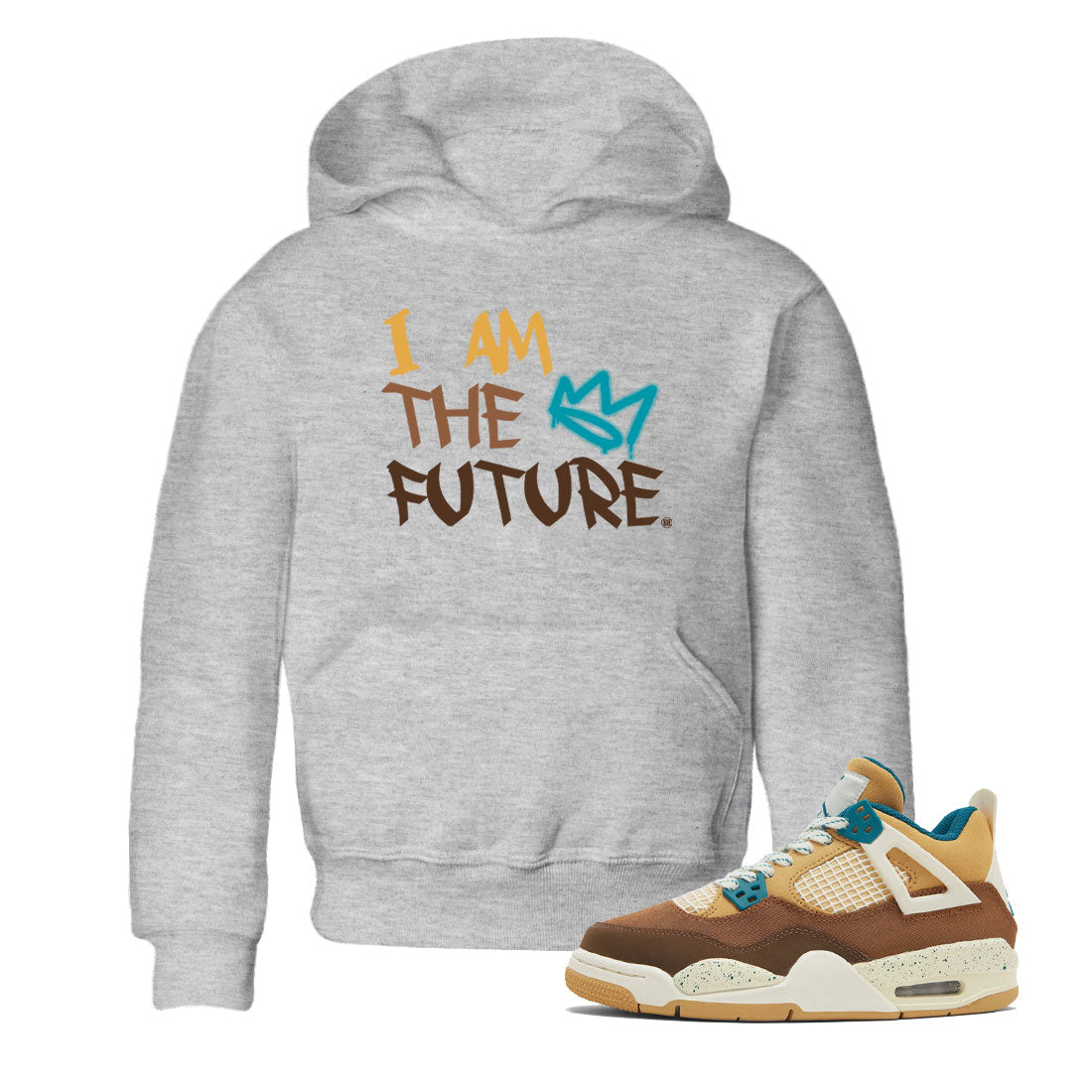 I Am The Future Sneaker T-Shirt Kids - Air Jordan 4 Cacao Wow