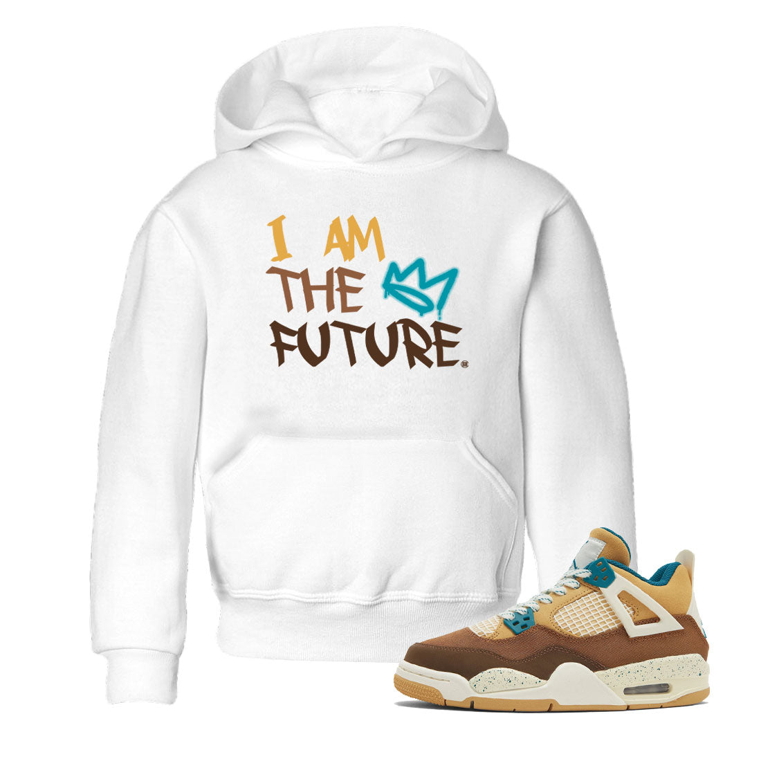 I Am The Future Sneaker T-Shirt Kids - Air Jordan 4 Cacao Wow