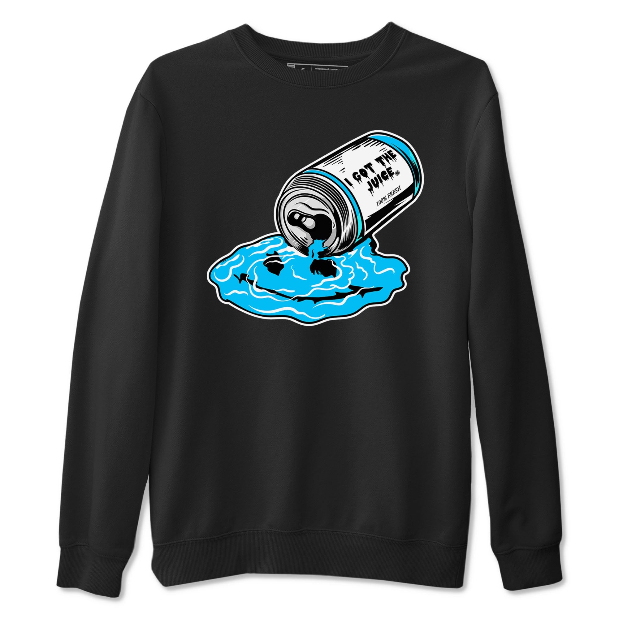 9s Powder Blue shirt to match jordans I Got The Juice sneaker tees Air Jordan 9 Powder Blue Drip Gear Zone unisex cotton Black 2 crew neck shirt