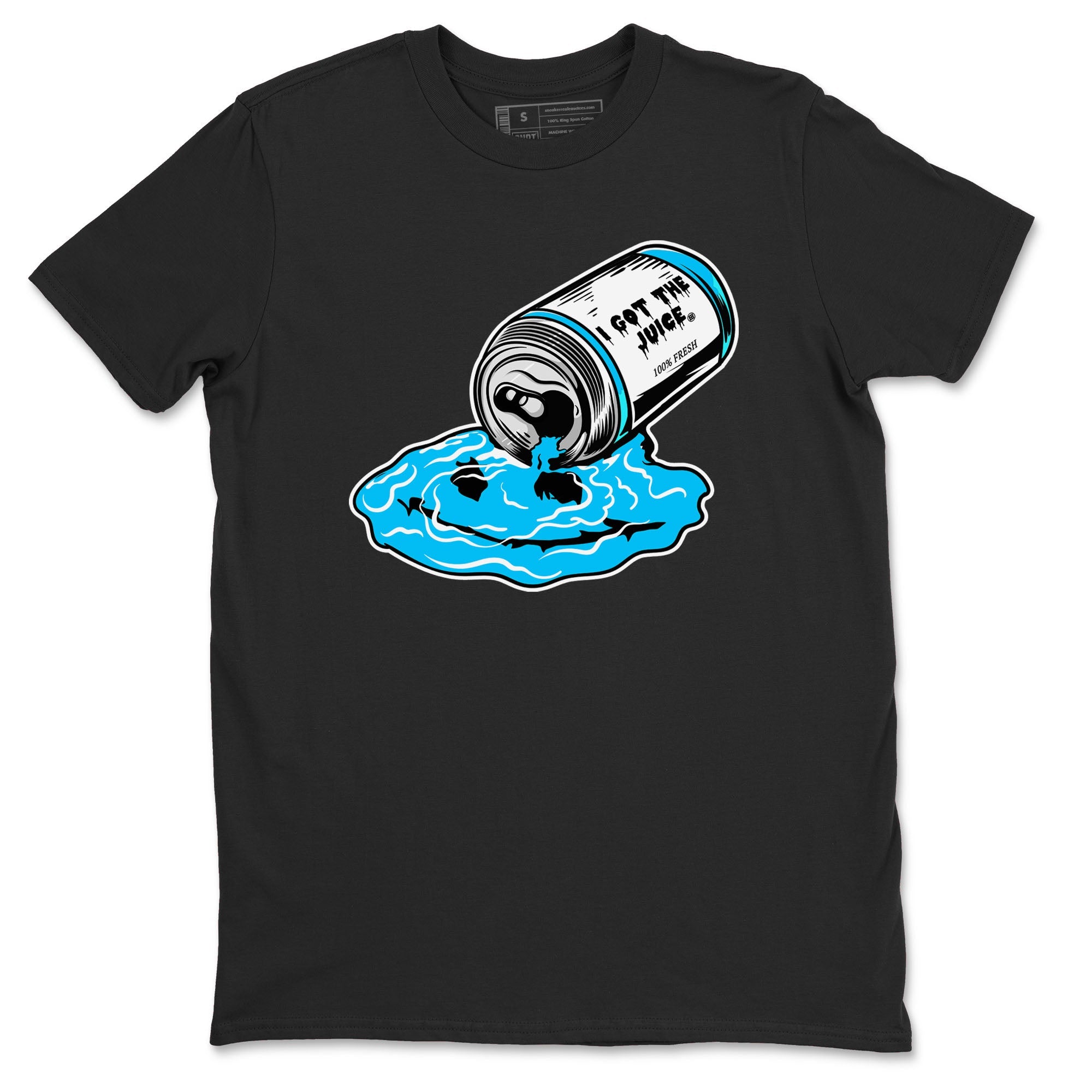 9s Powder Blue shirt to match jordans I Got The Juice sneaker tees Air Jordan 9 Powder Blue Drip Gear Zone unisex cotton Black 2 crew neck shirt