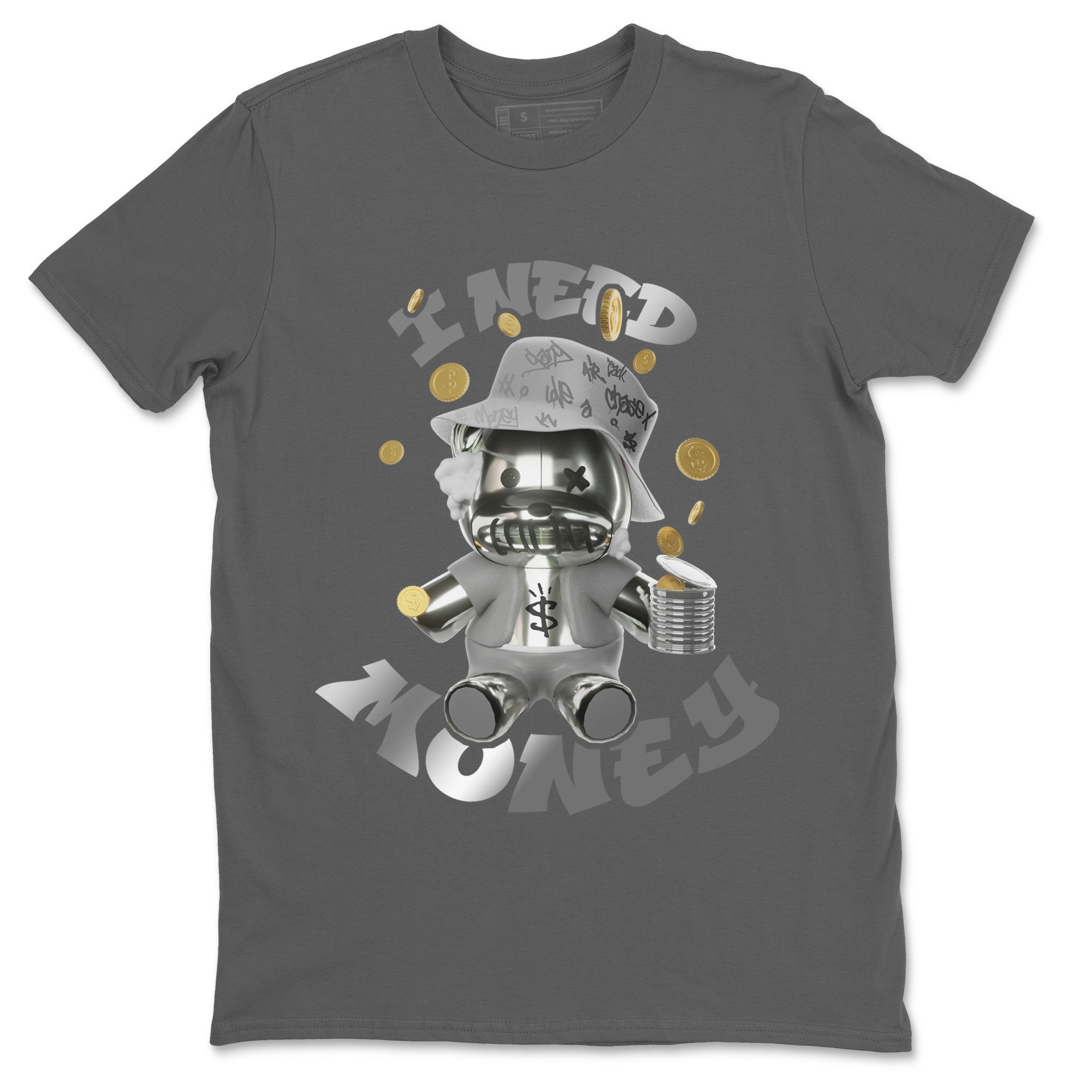 Air Jordan 4 Frozen Moments shirt to match jordans I Need Money Streetwear Sneaker Shirt AJ4 Frozen Moments Drip Gear Zone Sneaker Matching Clothing Unisex Cool Grey 2 T-Shirt