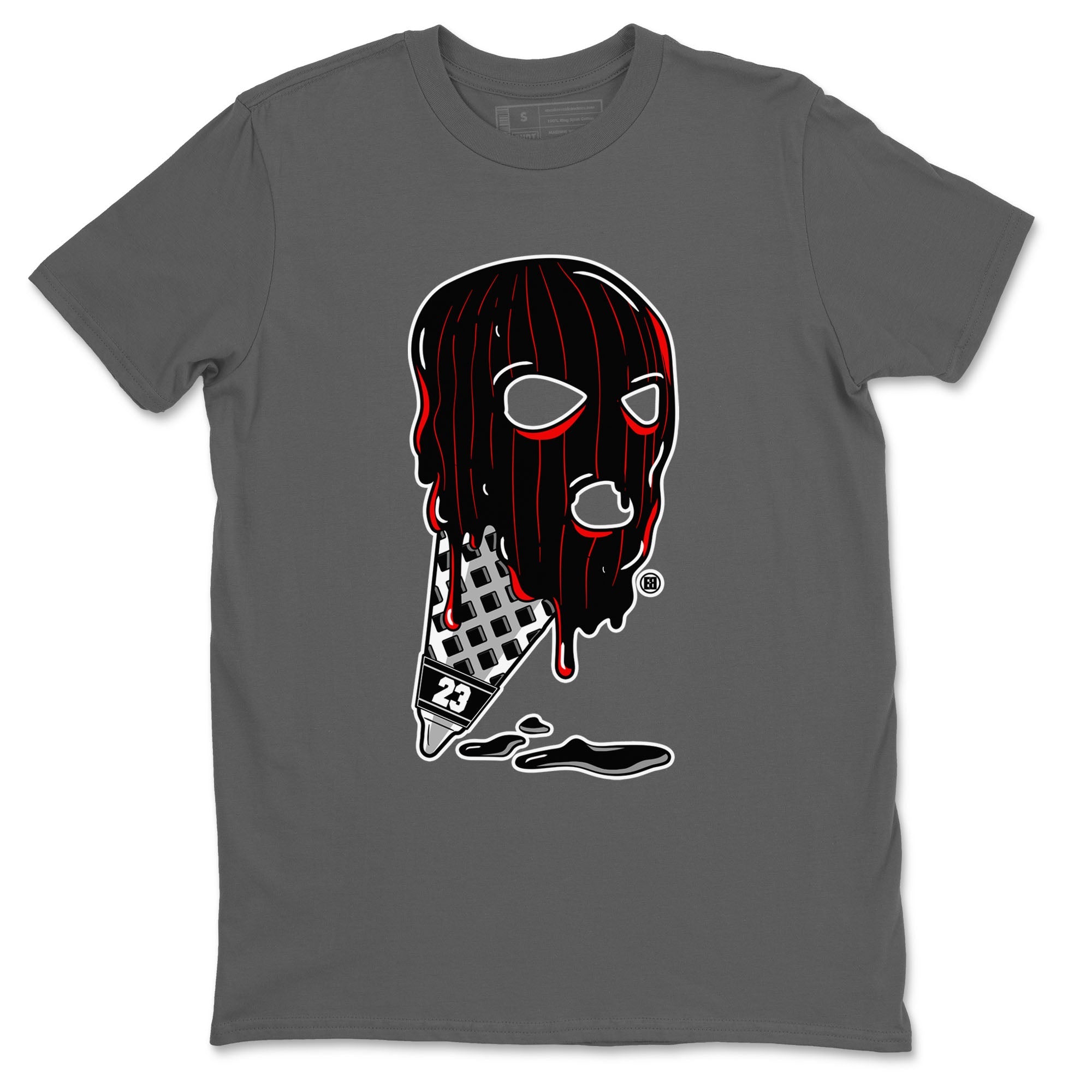 Air Jordan 4 Bred Reimagined shirt to match jordans Ice Cream Mask sneaker tees 4s Bred Reimagined Drip Gear Zone unisex cotton Cool Grey 2 crew neck shirt