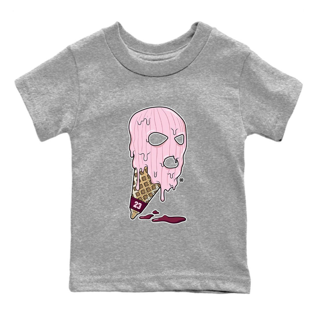 Dunk Low Valentines Day shirt to match jordans Ice Cream Mask special sneaker matching tees Dunk Valentines Day 2023 Drip Gear Zone Baby Toddler Heather Grey 2 T-Shirt